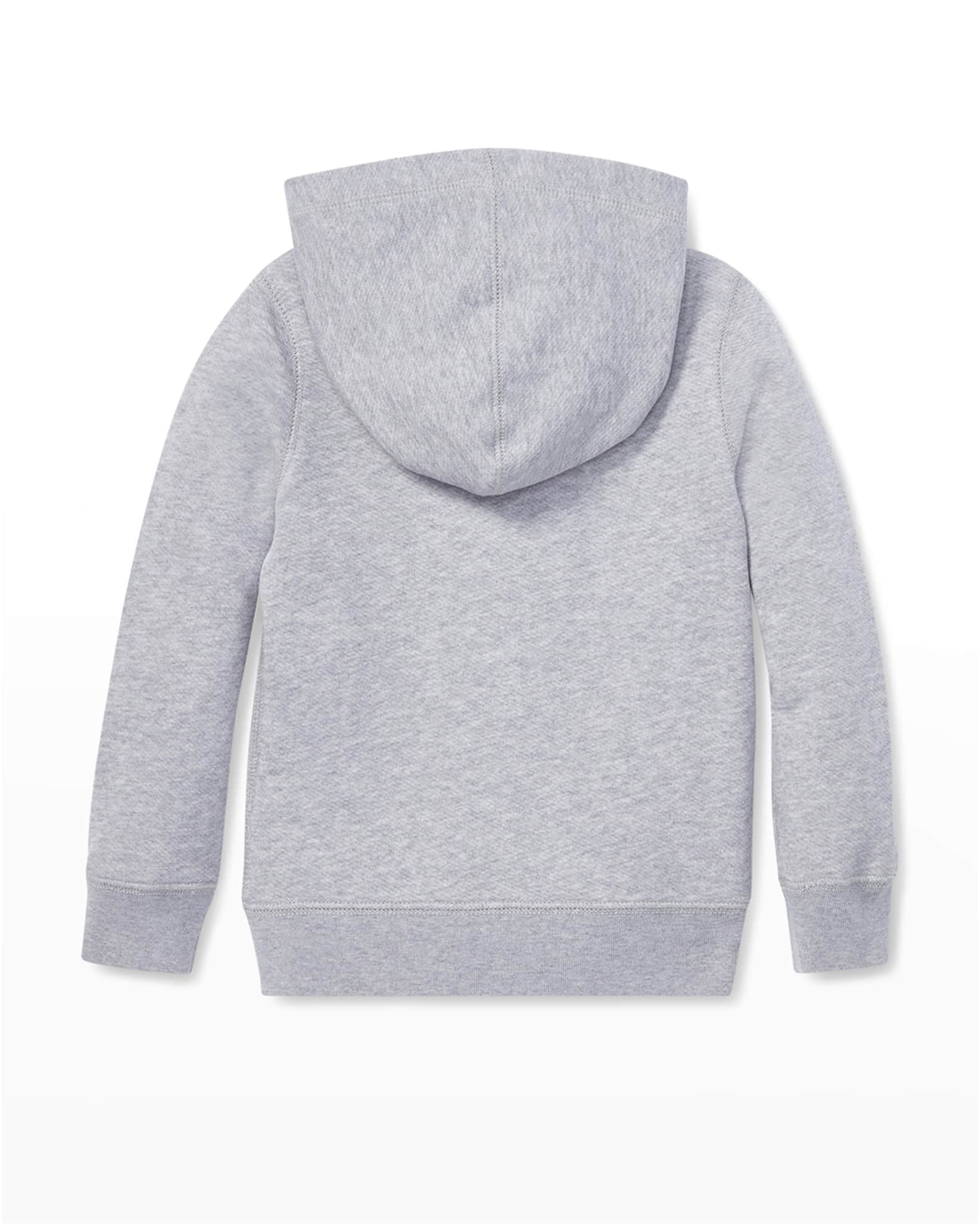 Girl's Drapey Terry Zip Hoodie 1