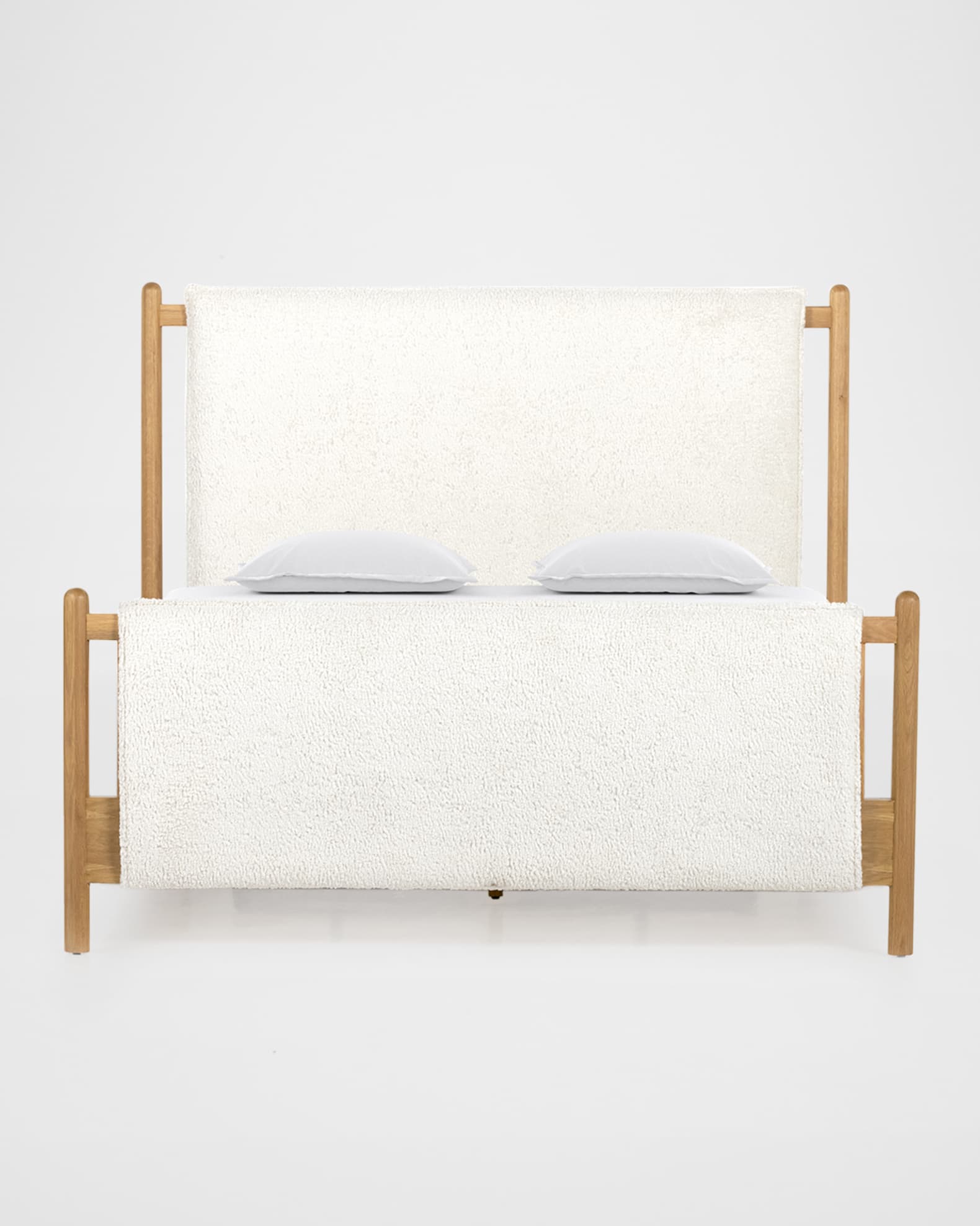 Bowen Faux Sheepskin King Bed 1