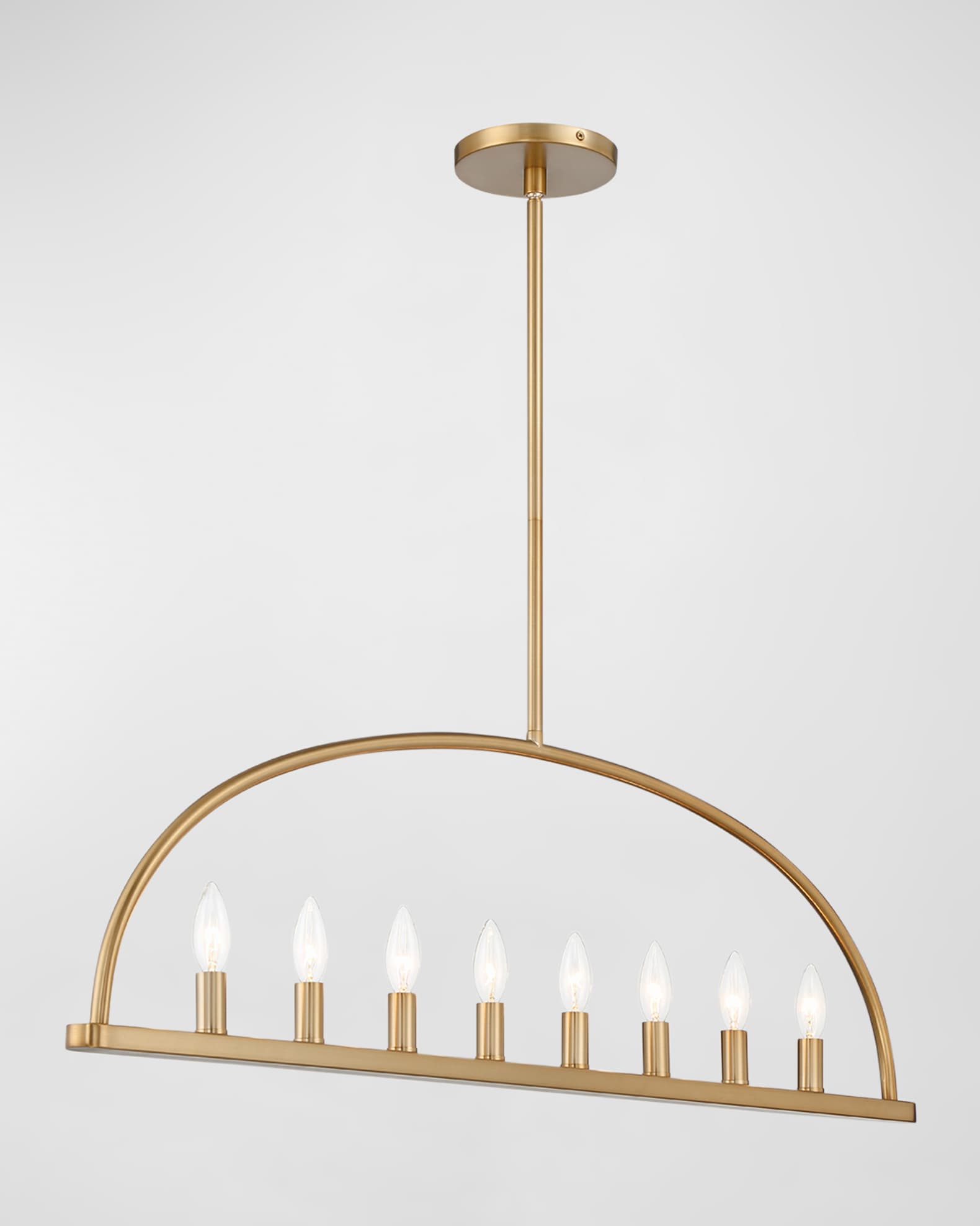 Abbott 8-Light Linear Chandelier 1