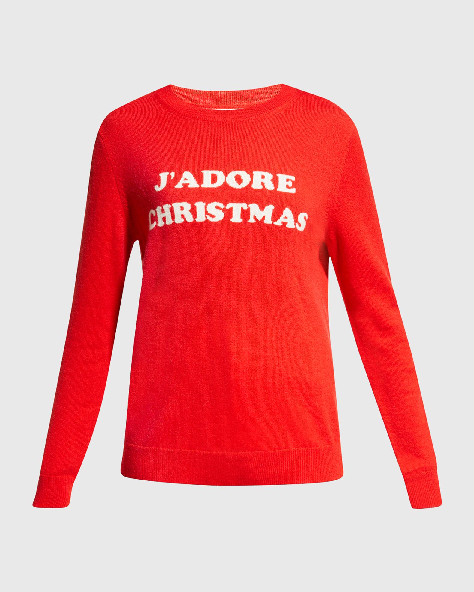 Chinti And Parker J'Adore Christmas Sweater | Neiman Marcus