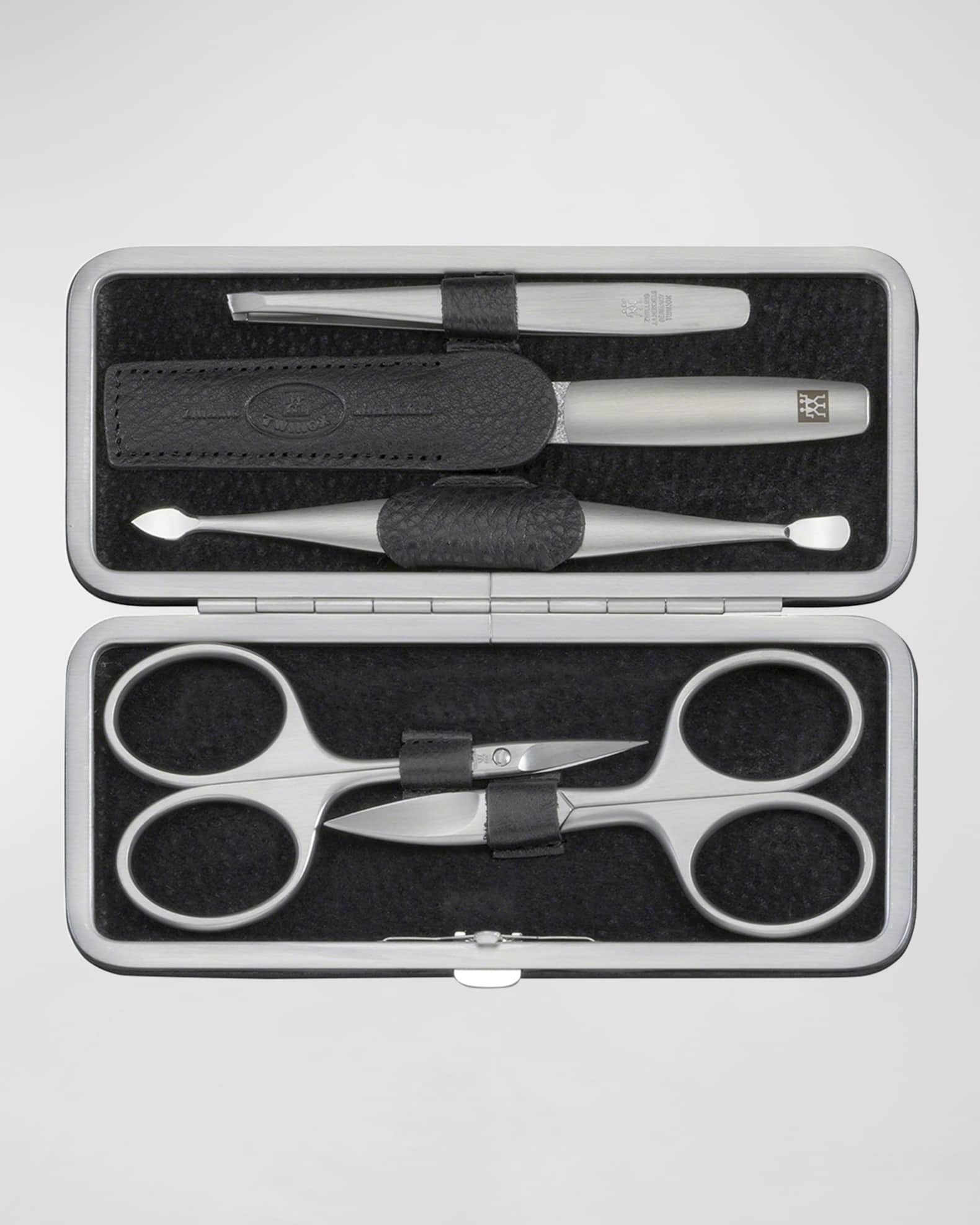 6-Piece Yak Leather Grooming Set 0