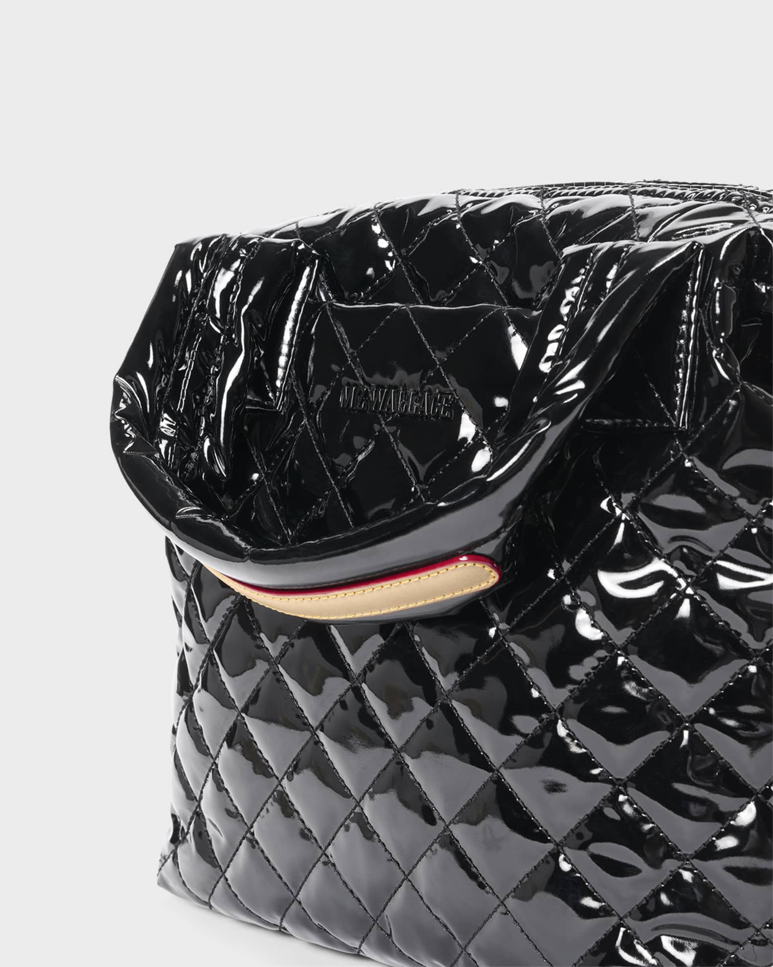 MZ WALLACE Sutton Deluxe Small Patent Quilted Crossbody Bag Neiman Marcus