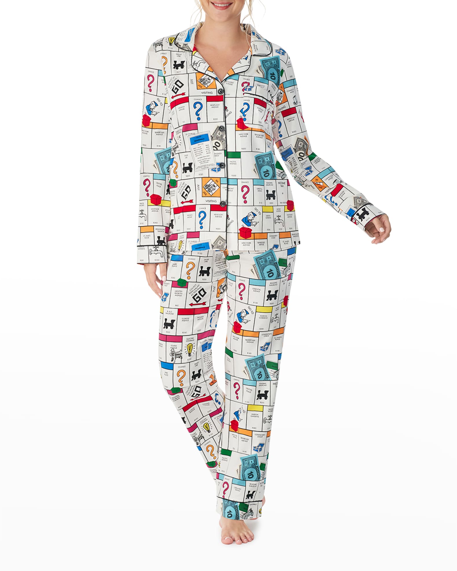 BedHead Pajamas Monopoly Novelty Pajama Set Neiman Marcus