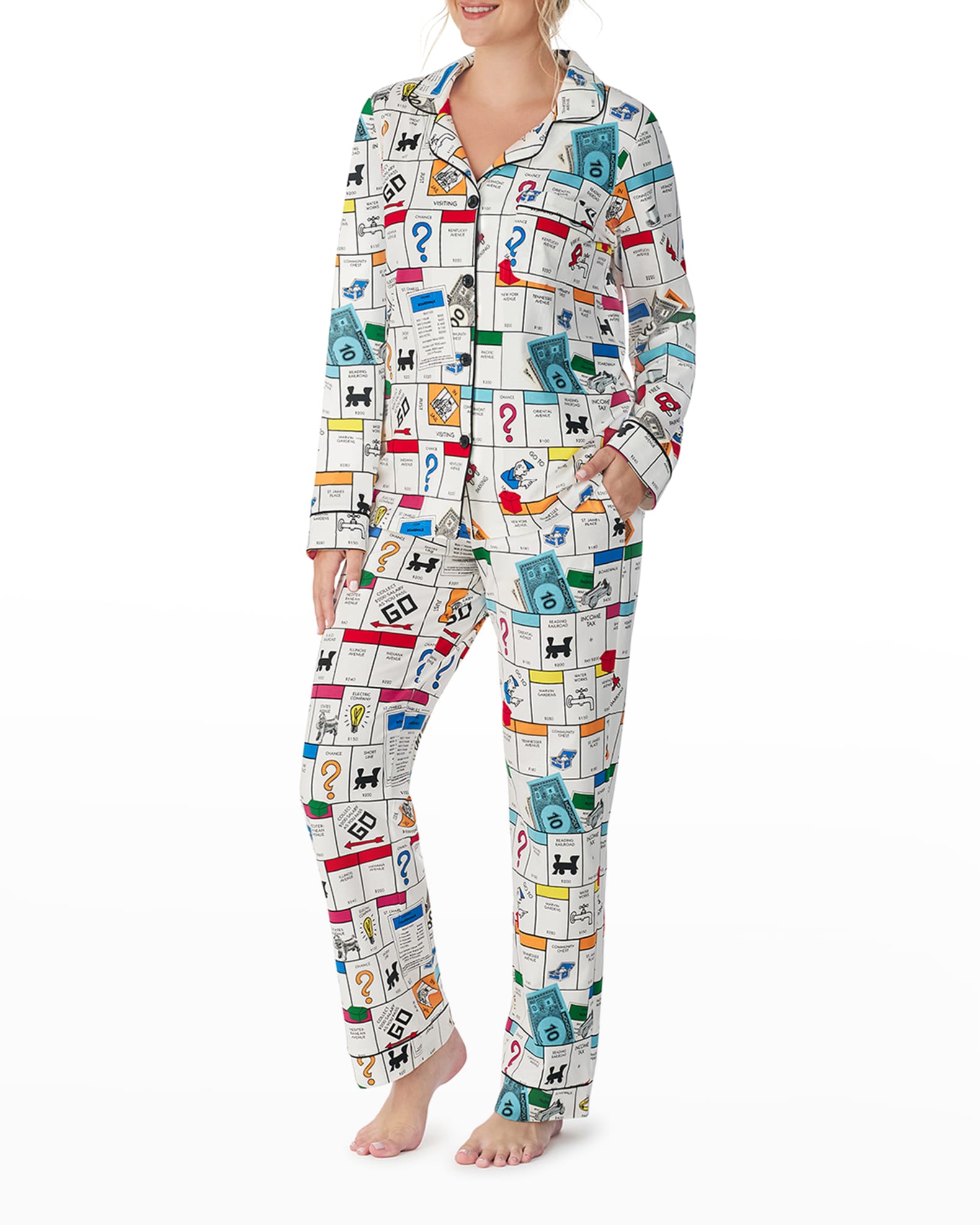BedHead Pajamas Monopoly Novelty Pajama Set Neiman Marcus
