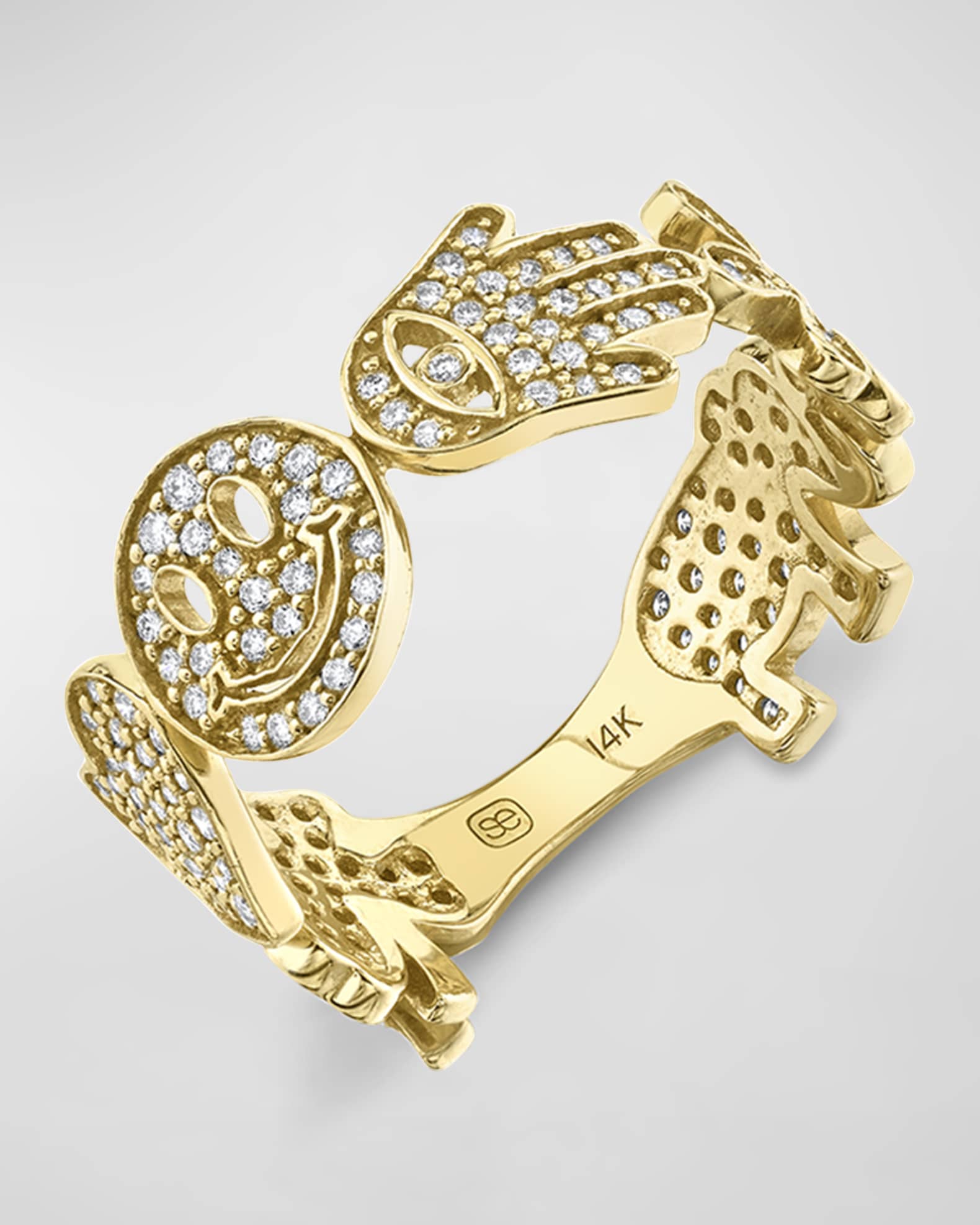 Pave Icon Ring 0