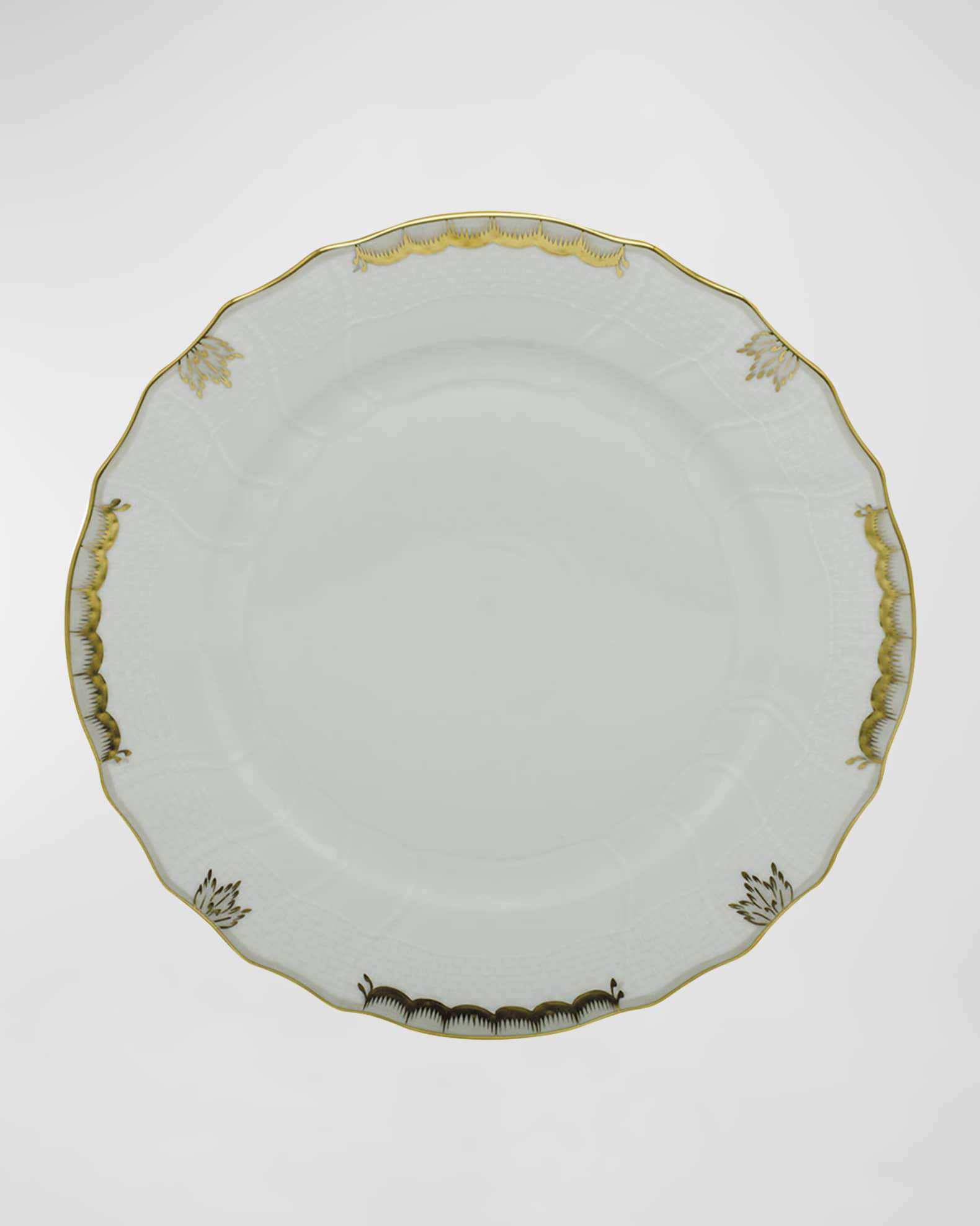 Princess Victoria Gray Dinner Plate 0