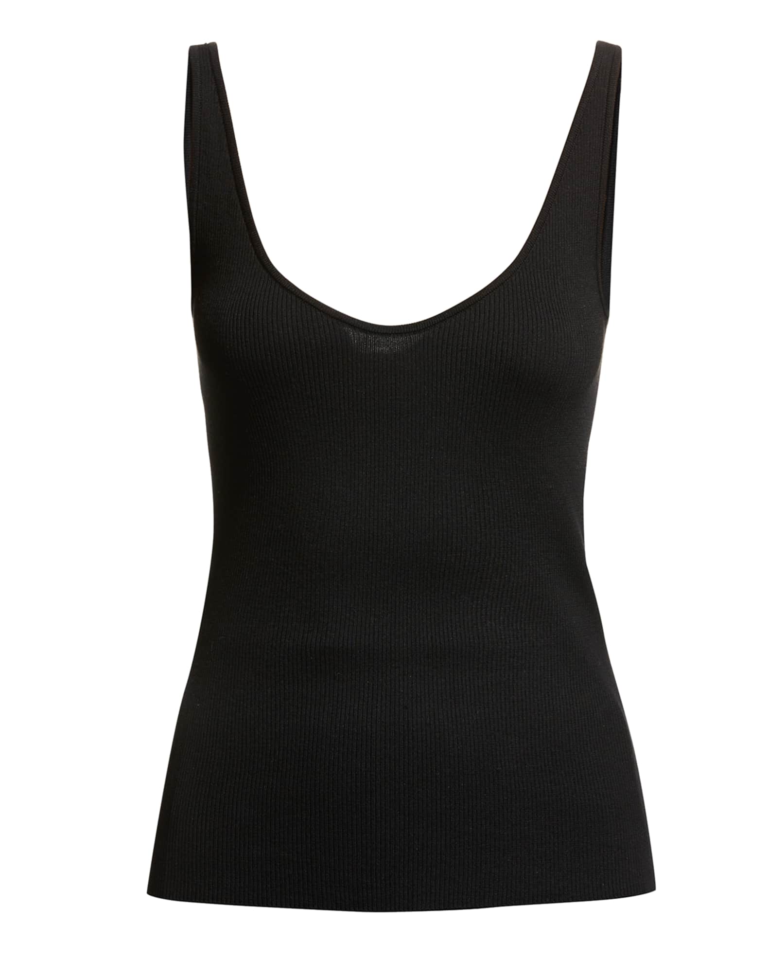 Co Ribbed Knit Tank | Neiman Marcus