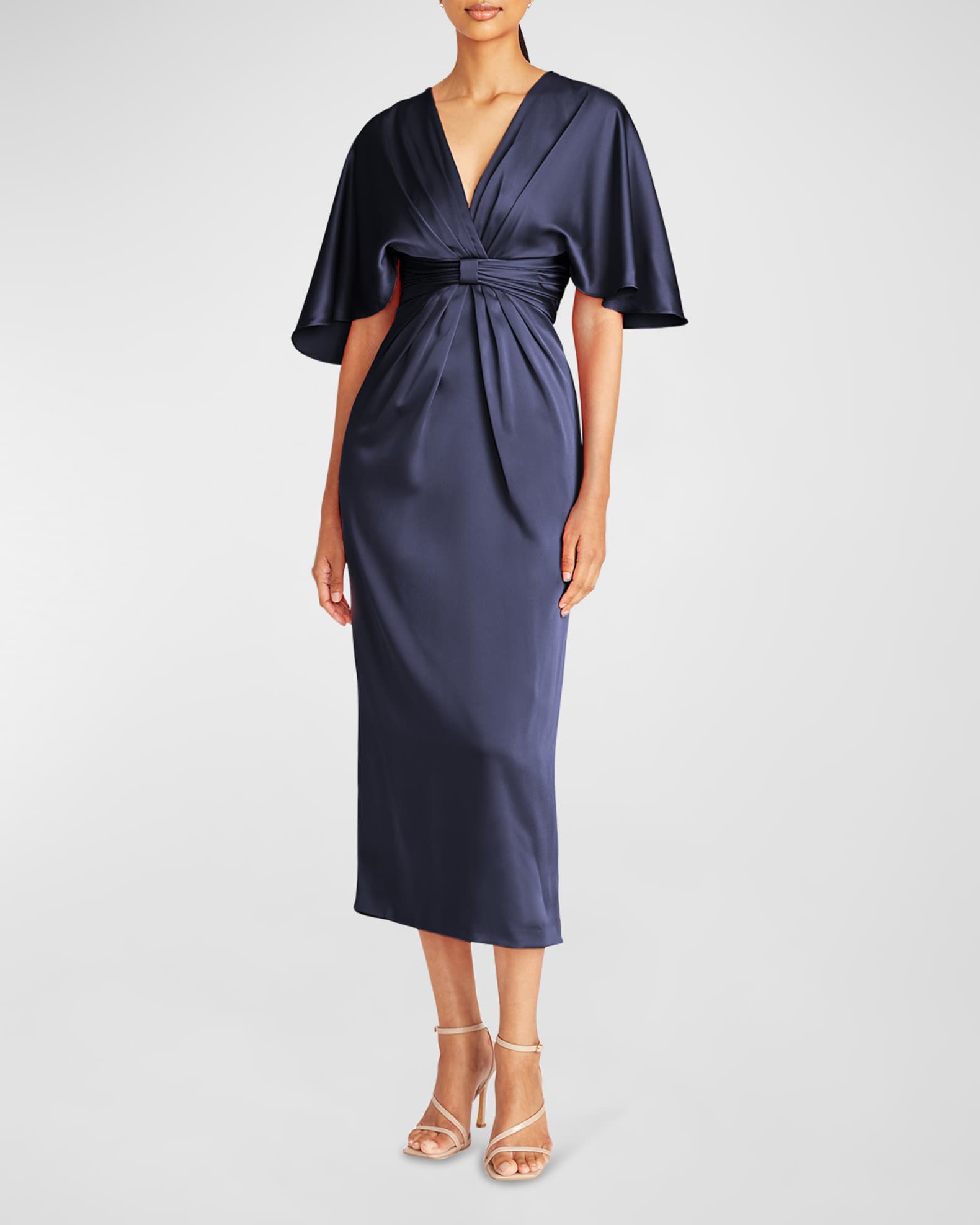 Kimono style top cocktail dress