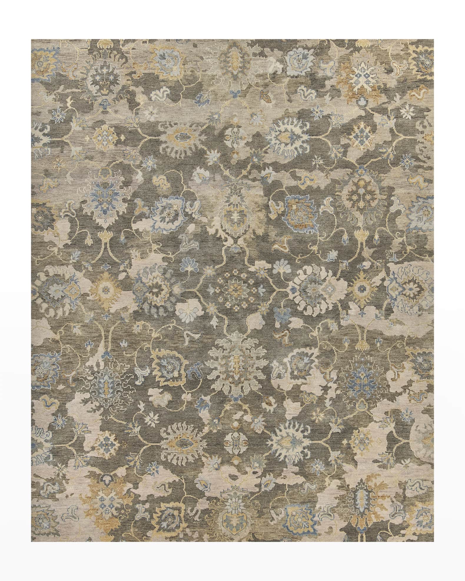 Carpinteria Hand-Knotted Rug, 10' x 14' 1