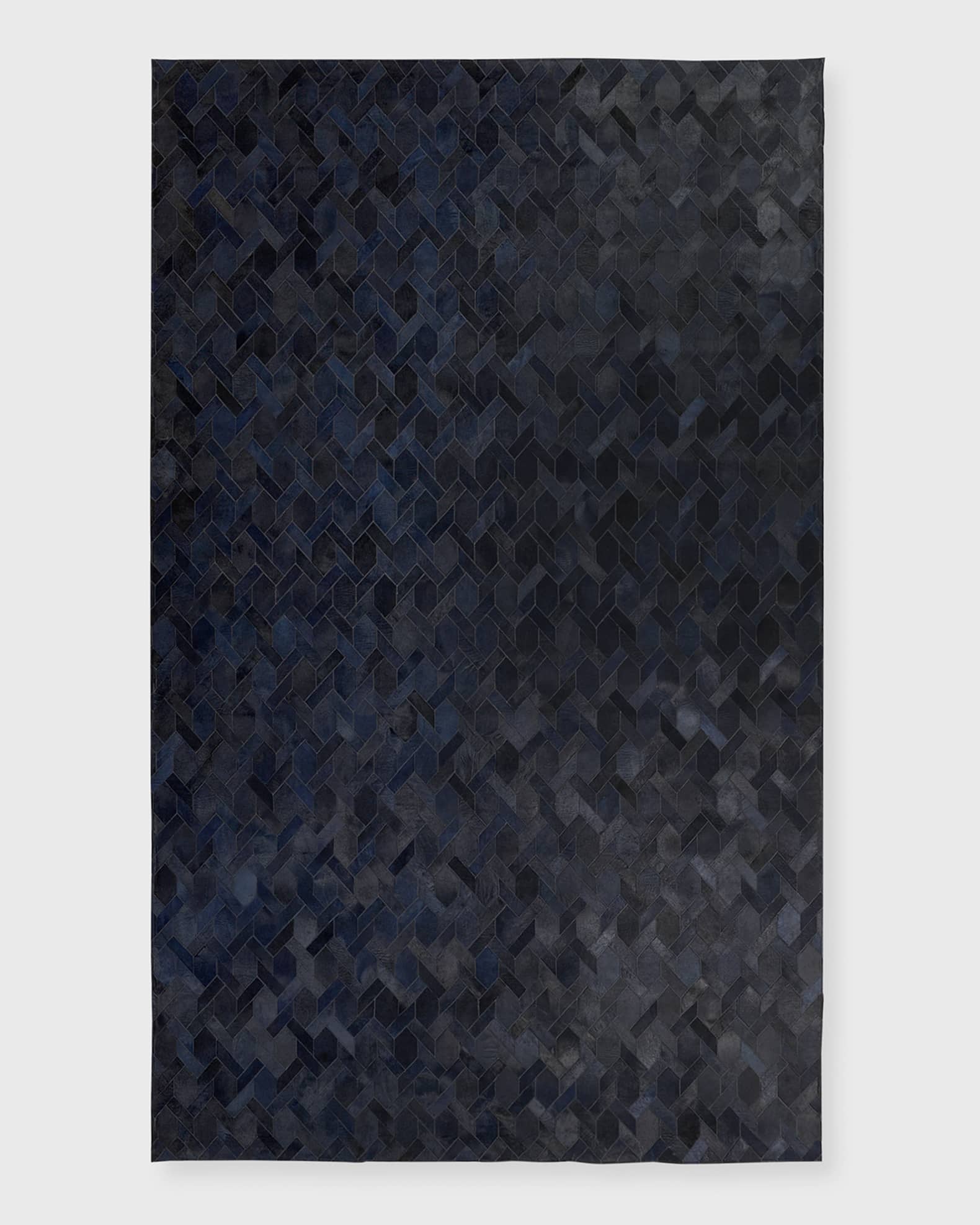 Crescent Hair on Hide Rug 0
