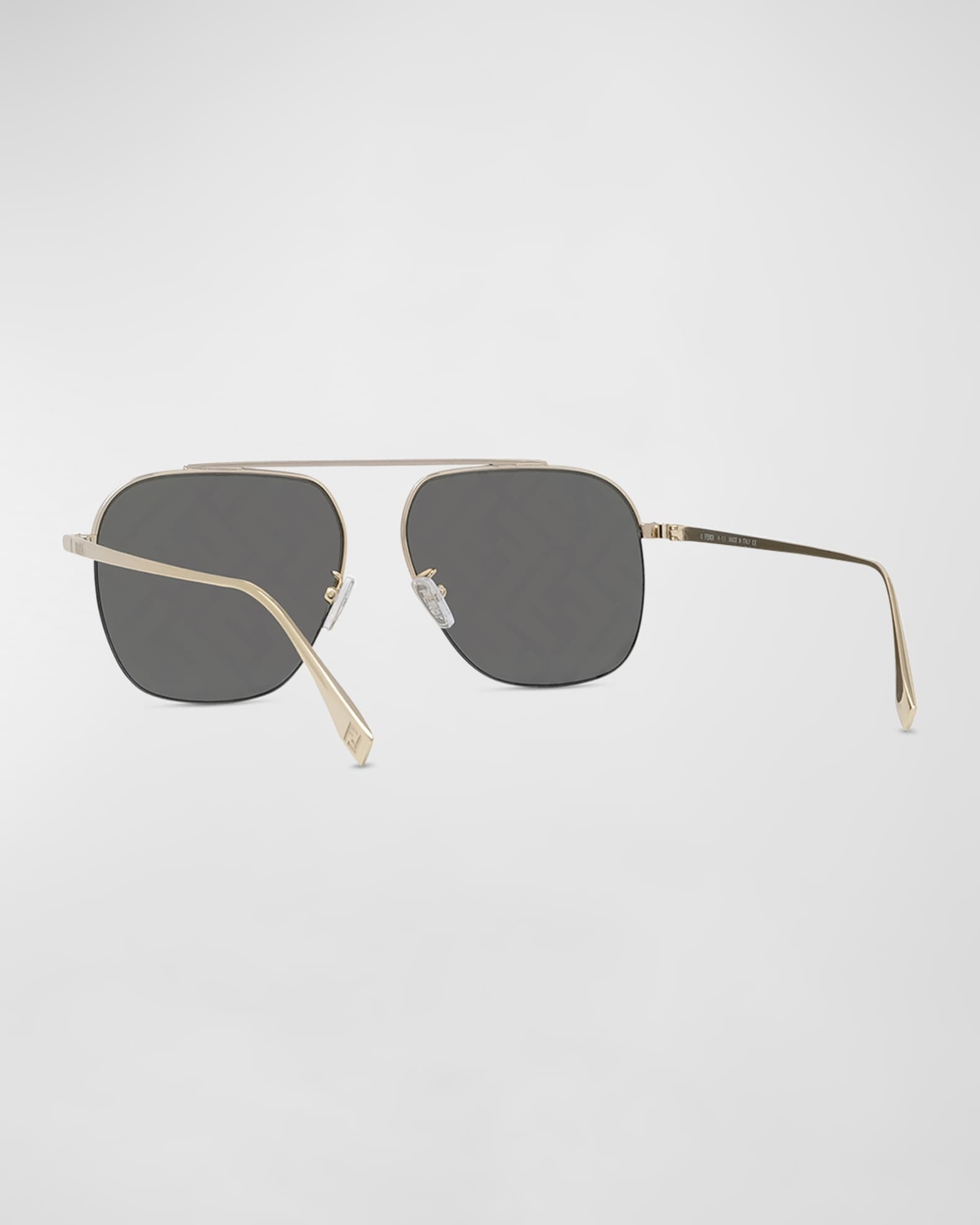 Fendi Men's Fendi Travel FF-Logo Metal Aviator Sunglasses | Neiman Marcus