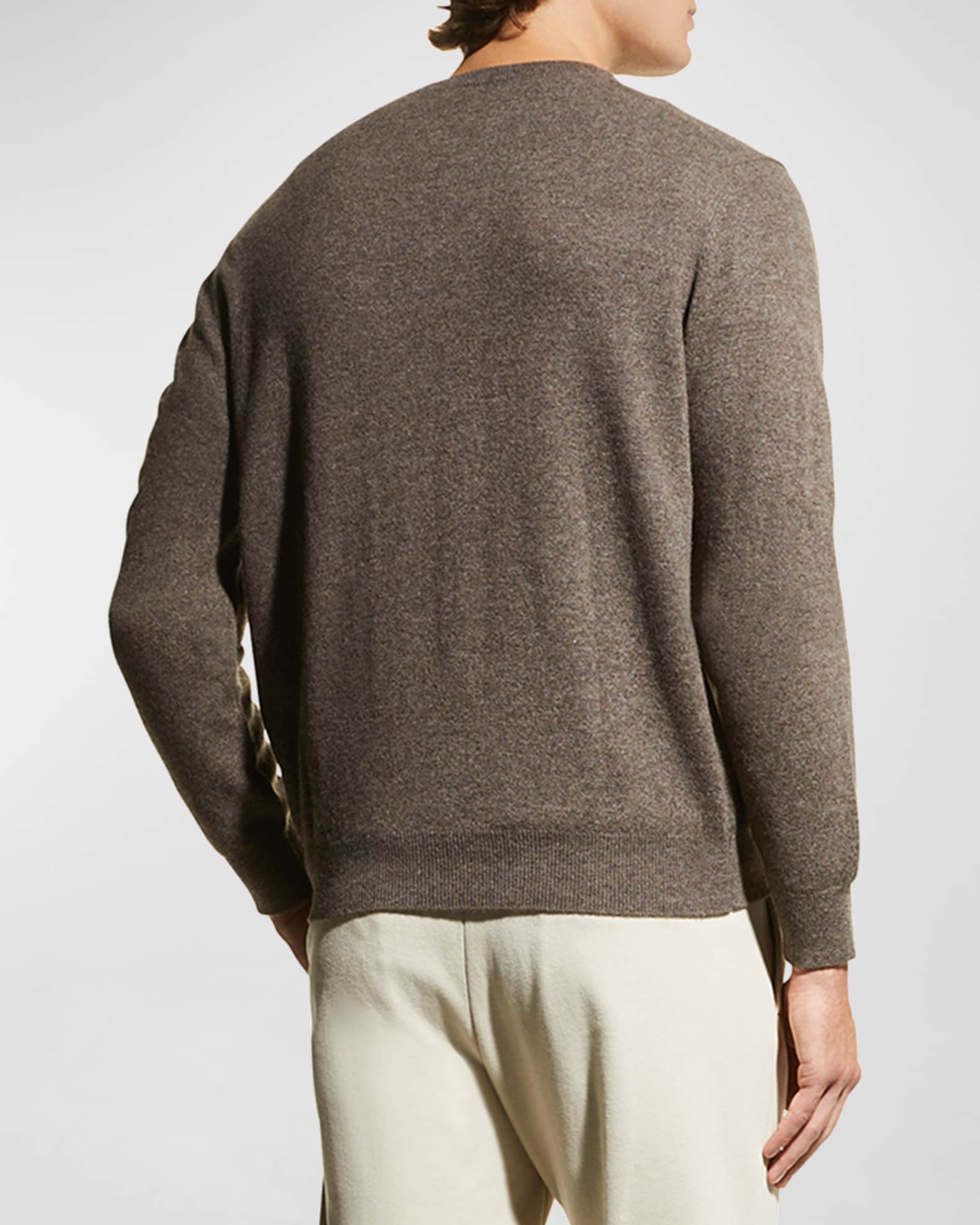 Neiman Marcus Men's WoolCashmere Knit VNeck Sweater Neiman Marcus
