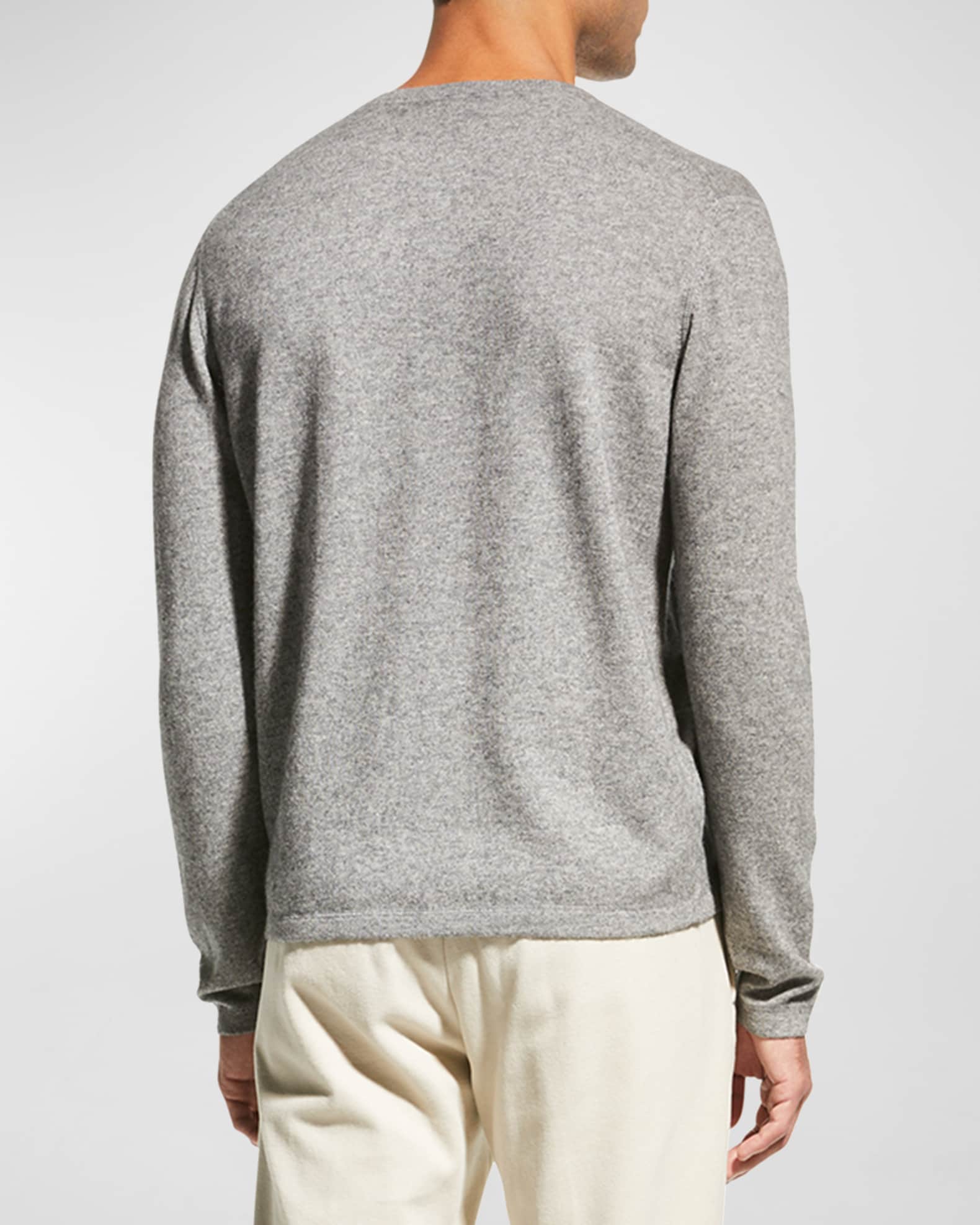Men's cashmere henley sweater online