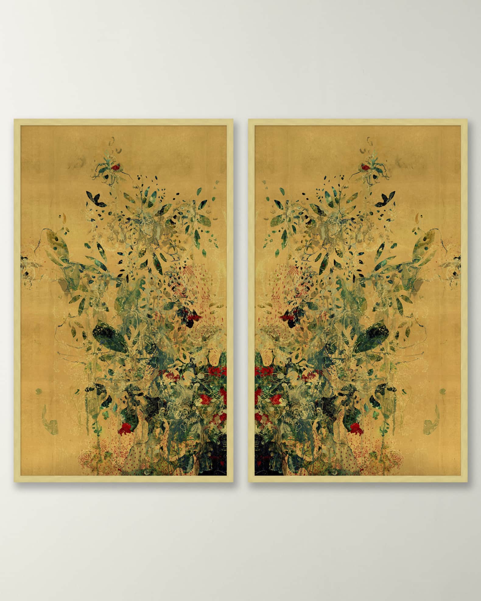 "Golden Memory" Two-Piece Wall Art Set 0