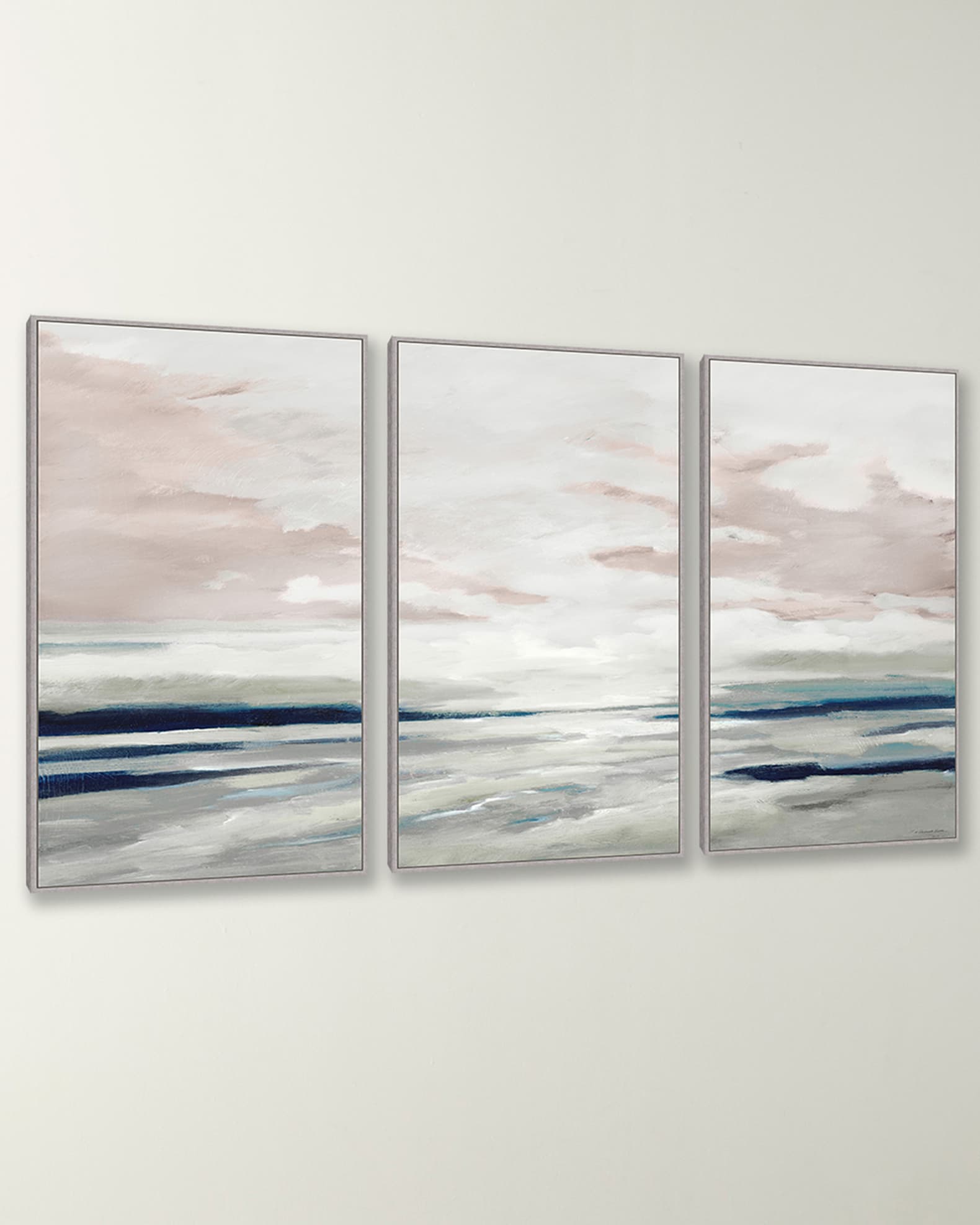 "Calm Shores" Three-Piece Giclee on Canvas Wall Art Set 1