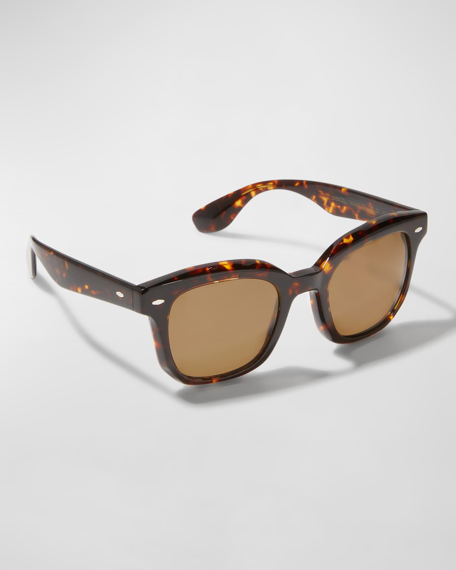 Brunello Cucinelli & Oliver Peoples Filu Polarized Oval Acetate