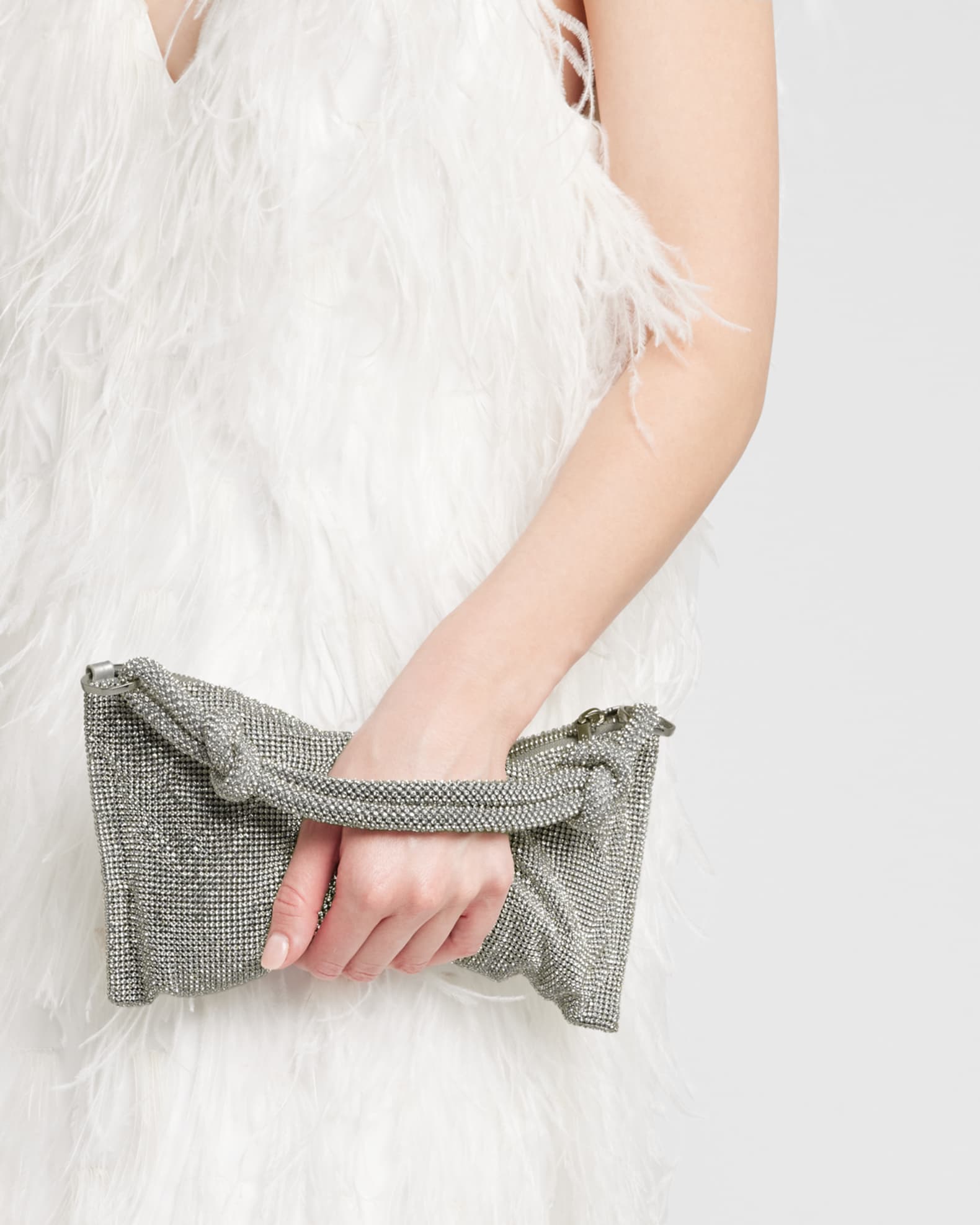 アクセサリー kasha Cult Gaia Hera Nano Knotted Embellished Shoulder Bag | Neiman Marcus