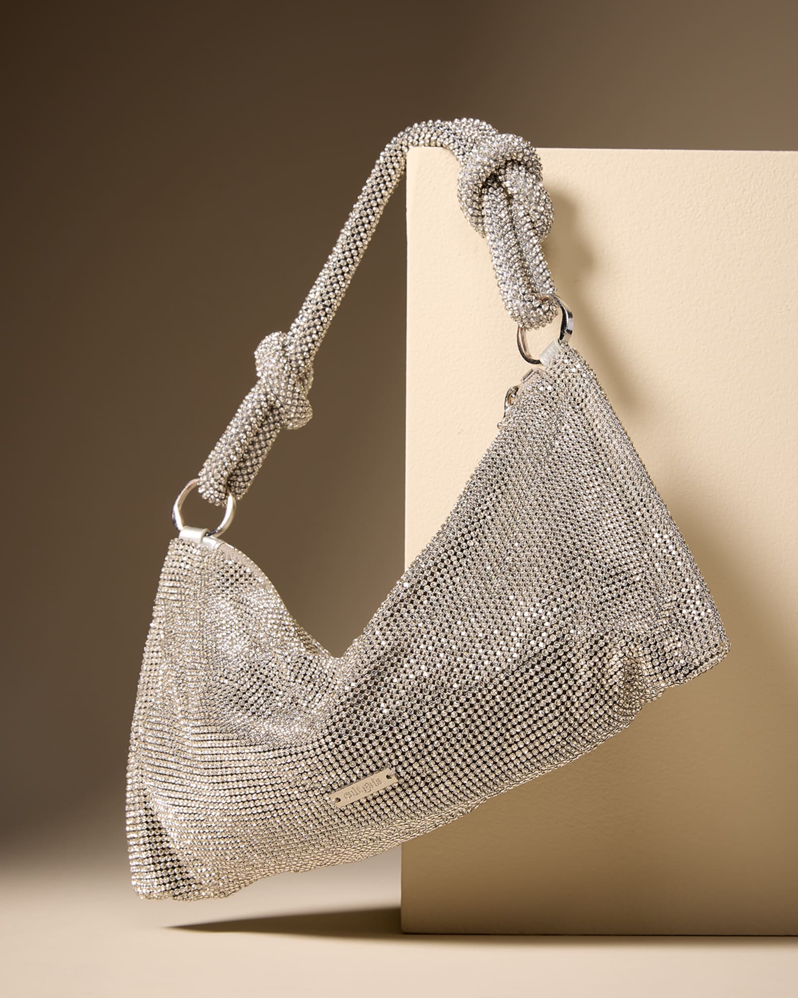 Cult Gaia Hera Nano Knotted Embellished Shoulder Bag | Neiman Marcus