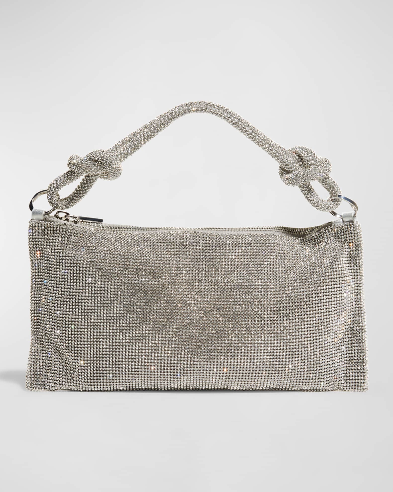 Hera Nano Knotted Embellished Shoulder Bag  0