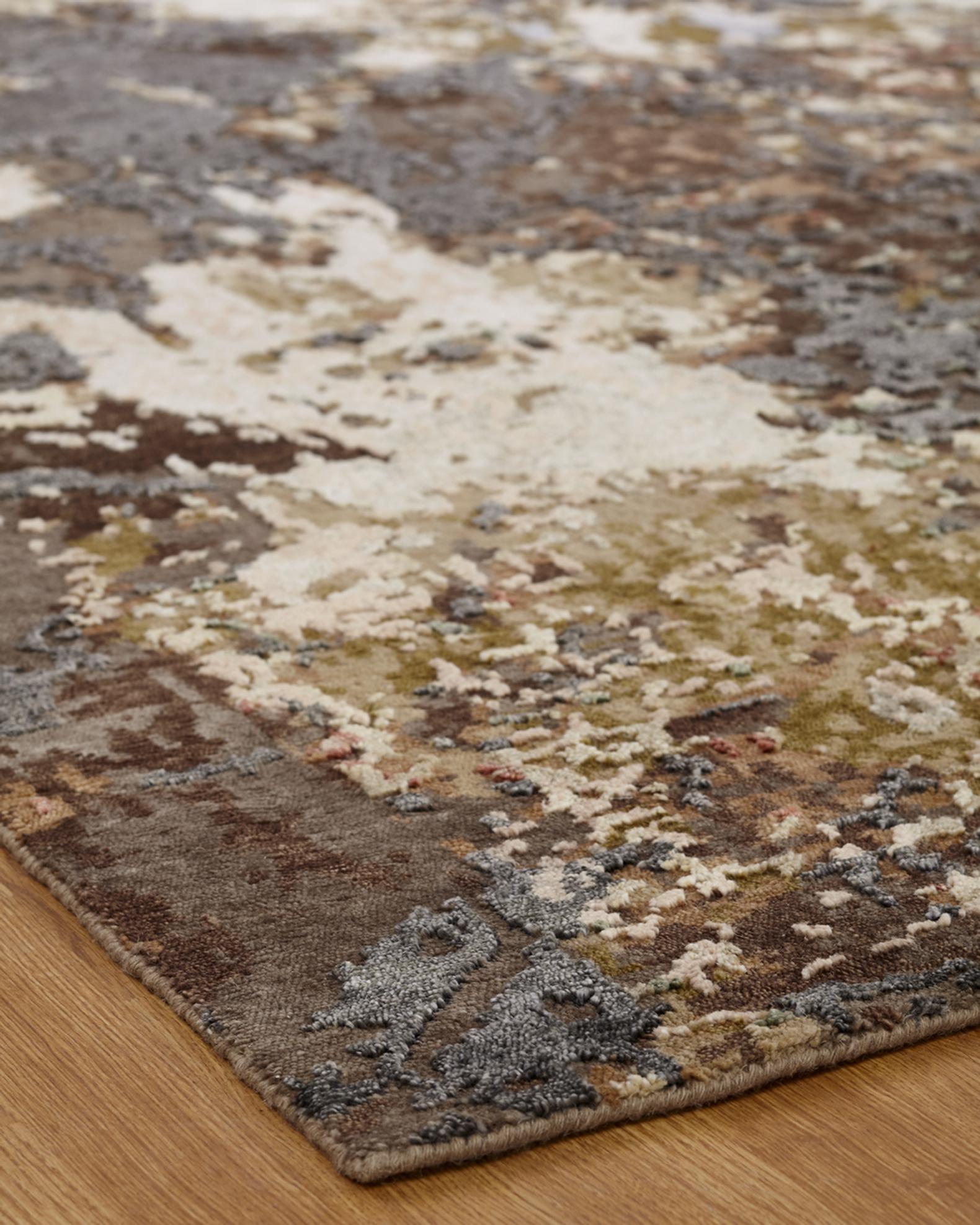 Bent Trail Hand Knotted Rug | Neiman Marcus