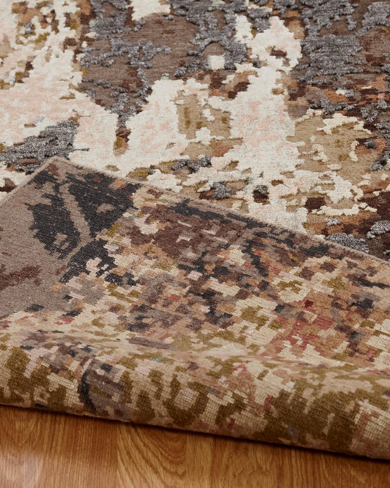 Bent Trail Hand Knotted Rug | Neiman Marcus