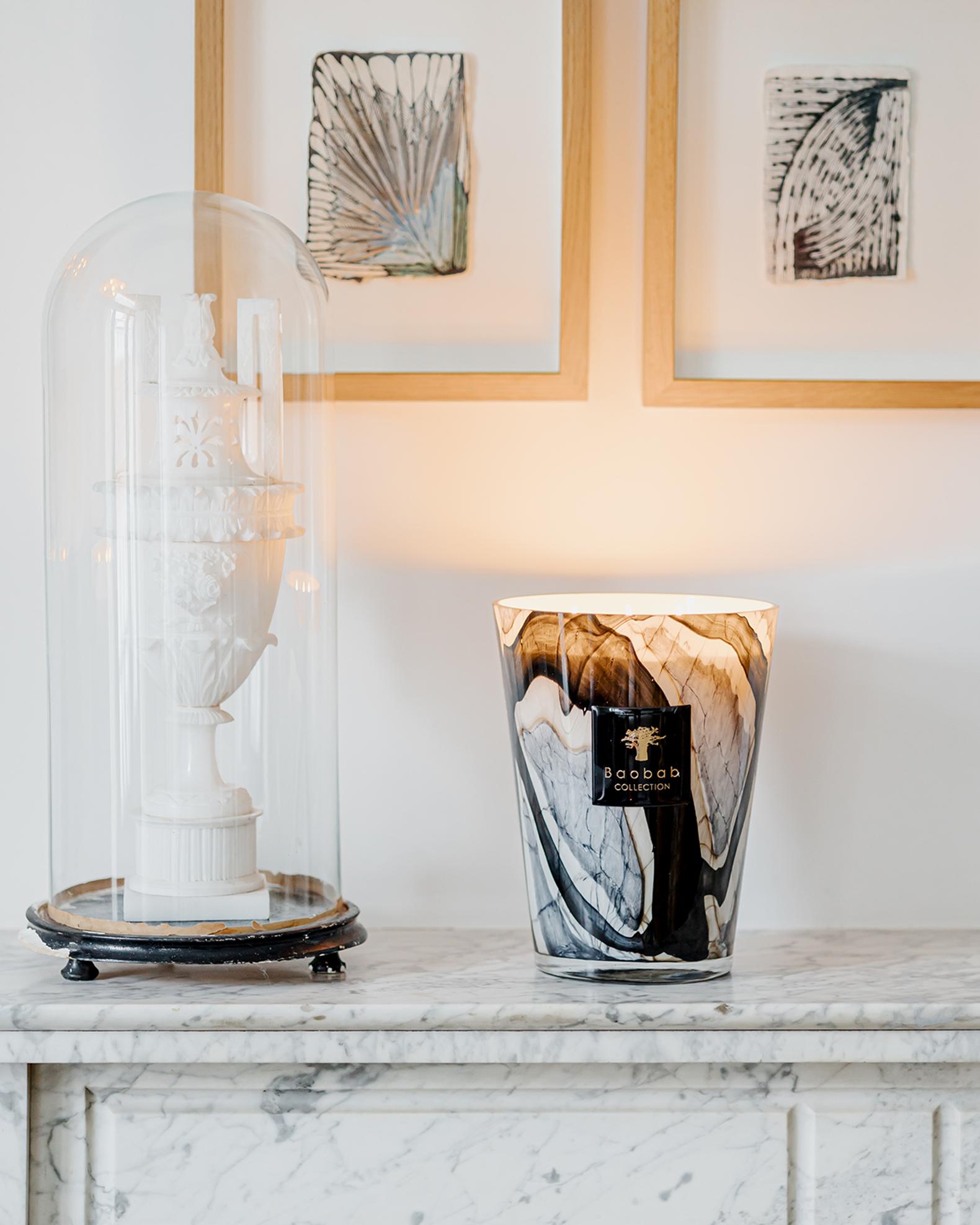 Baobab Collection Max 10 Stones Marble Scented Candle | Neiman Marcus