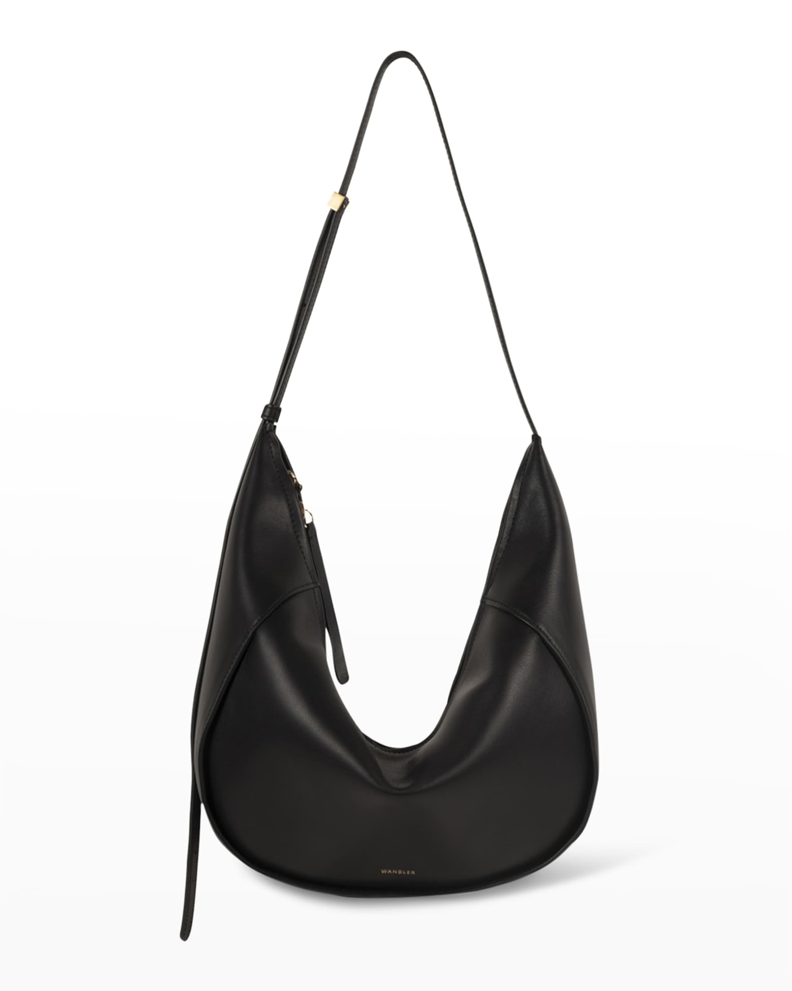 Wandler Maggie Leather Hobo Shoulder Bag | Neiman Marcus