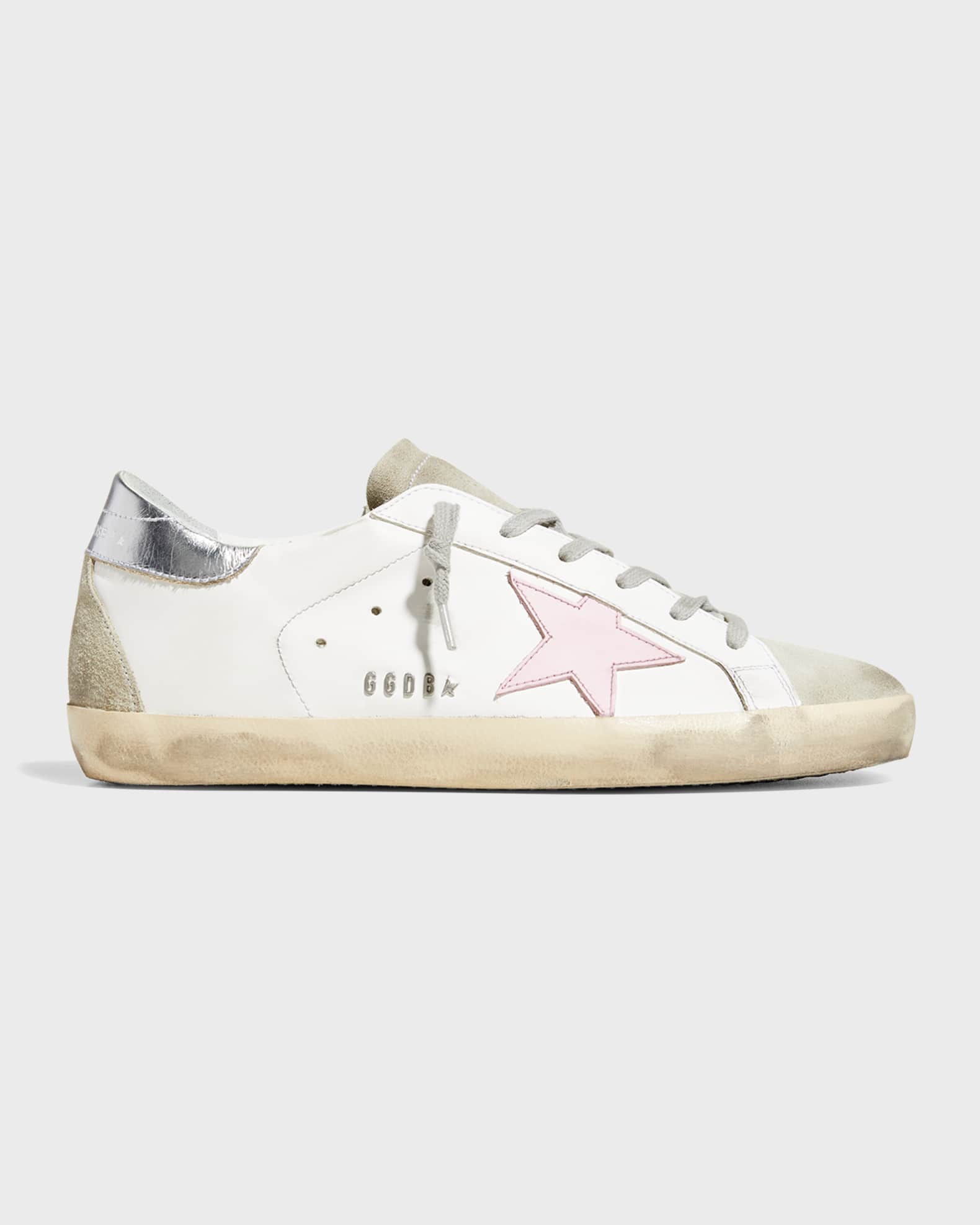 Superstar Mixed Leather Low-Top Sneakers 0