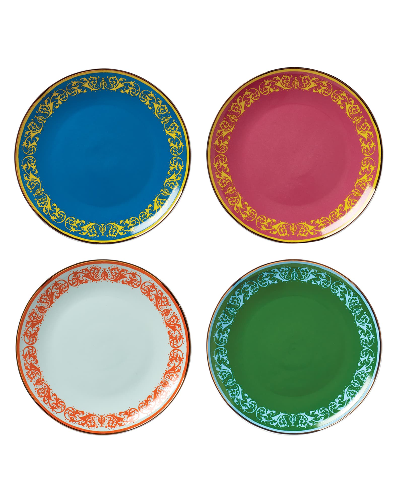 Lenox LX Remix Assorted 4Piece Accent Plate Set Neiman Marcus