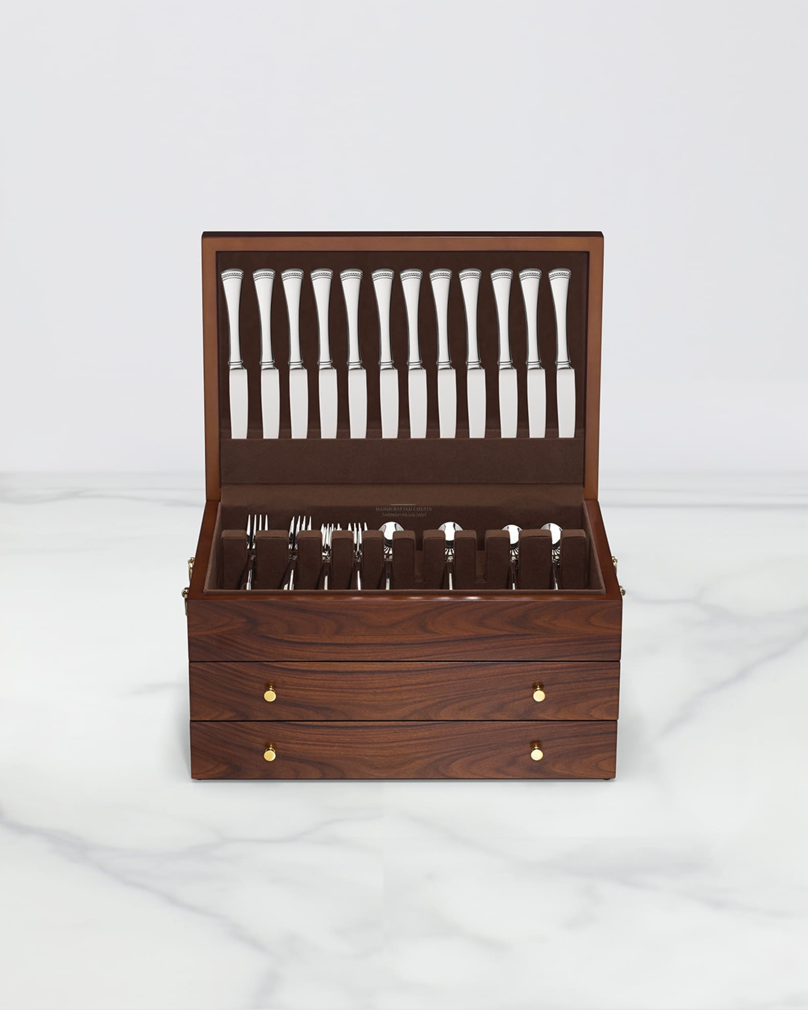 Lenox Rosewood Flatware Chest Neiman Marcus