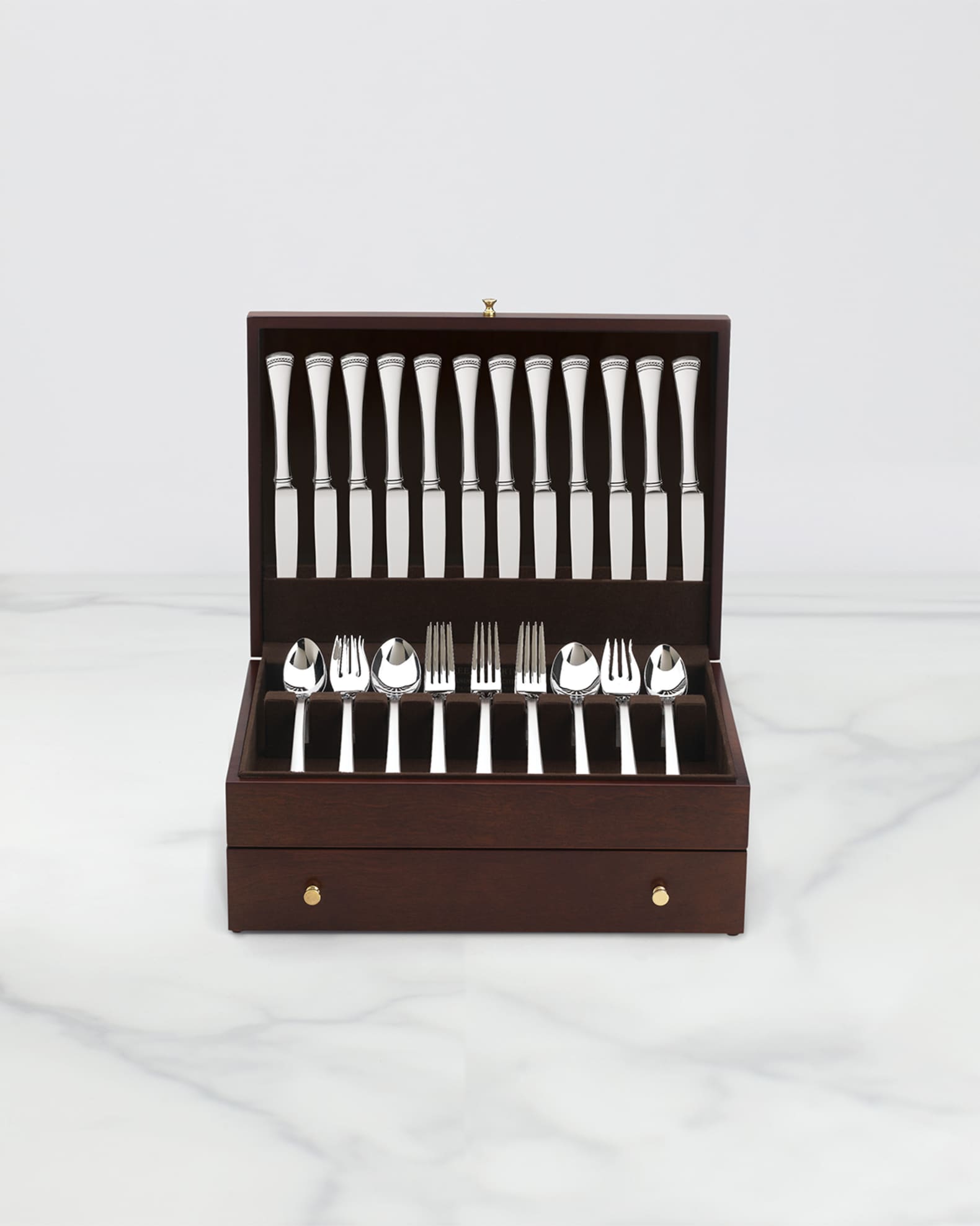 Lenox Mahogany Flatware Chest Neiman Marcus