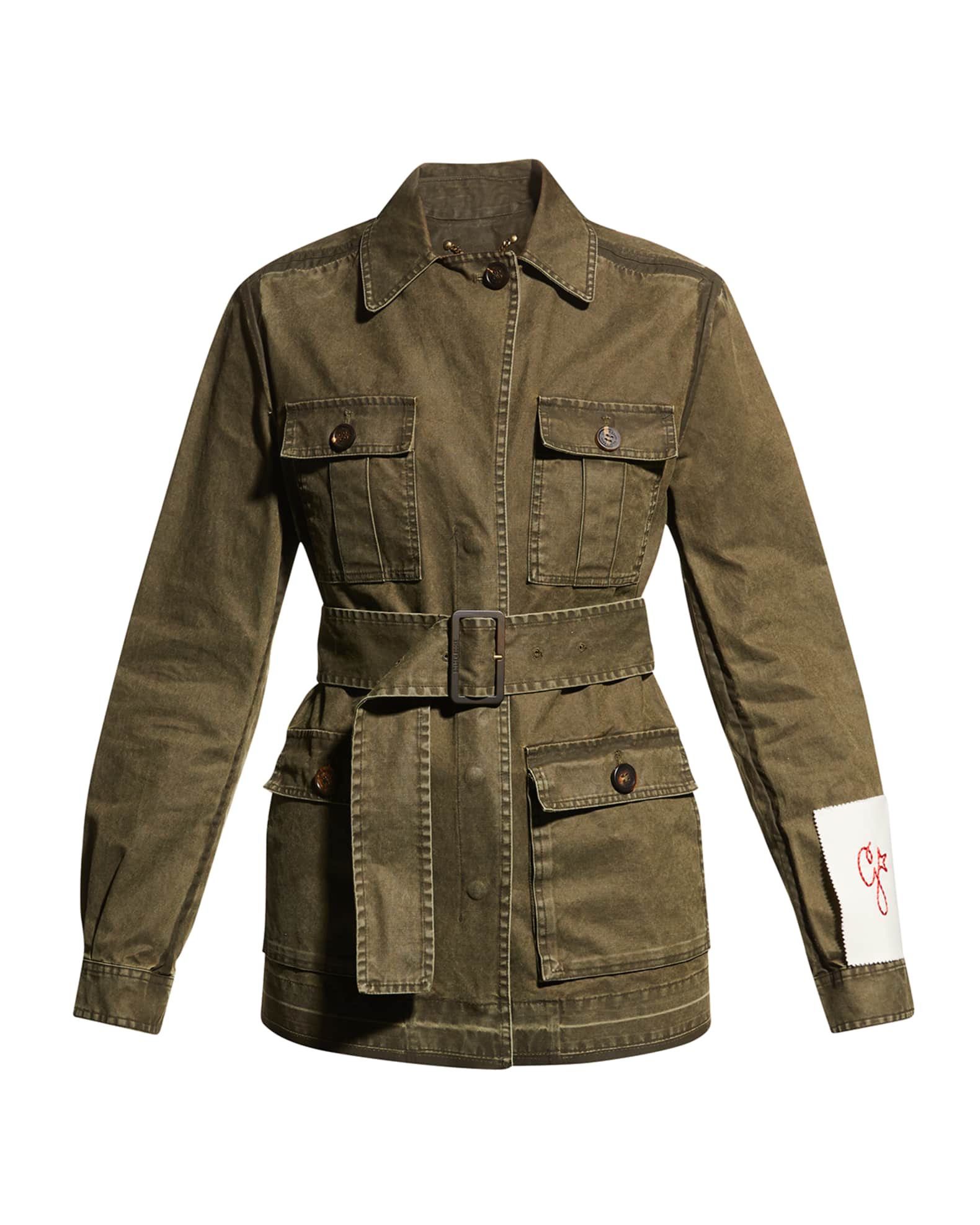 Women's canvas field jacket top
