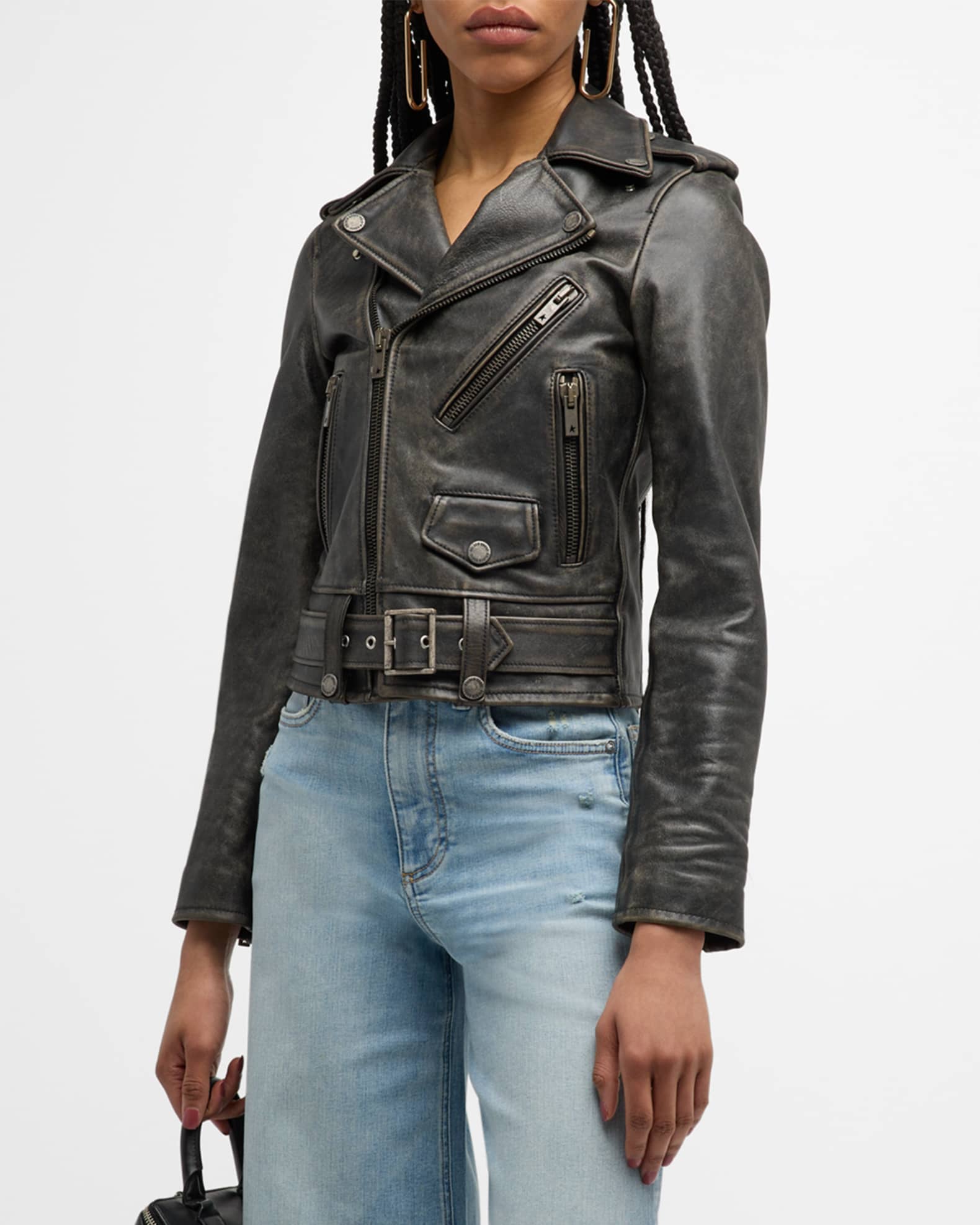 Golden Goose Golden Bull Leather Jacket | Neiman Marcus Golden Goose Golden Bull Leather Jacket | Neiman Marcus