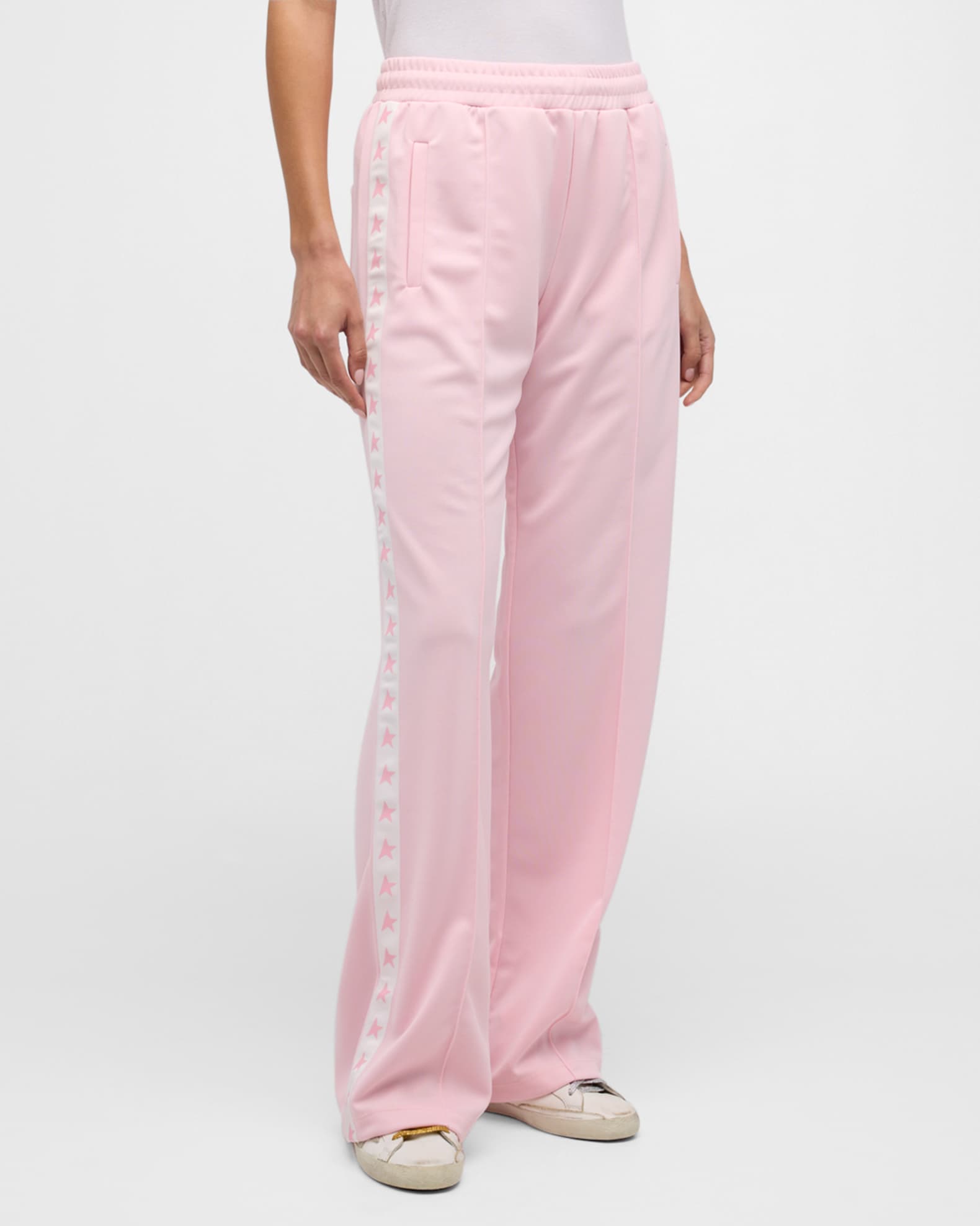 Tory sport wide flushmount leg track pants