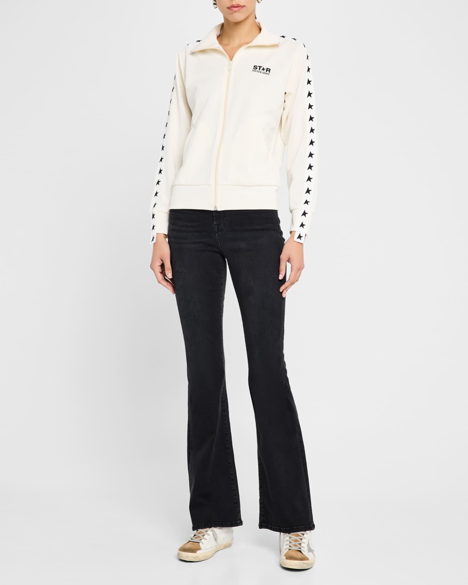 Grosgrain-Trim Tech Jersey Track Jacket 1