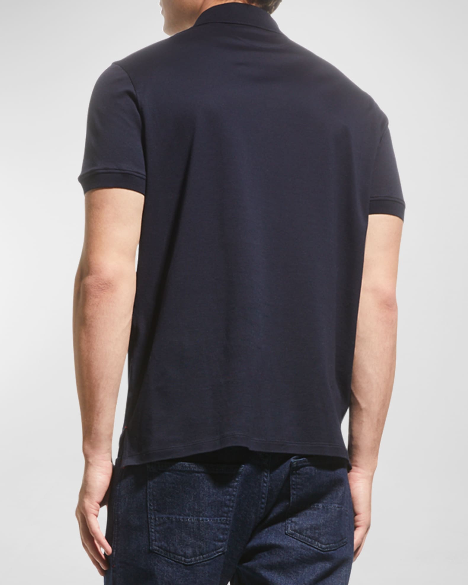 Isaia Men's Logo Polo Shirt | Neiman Marcus