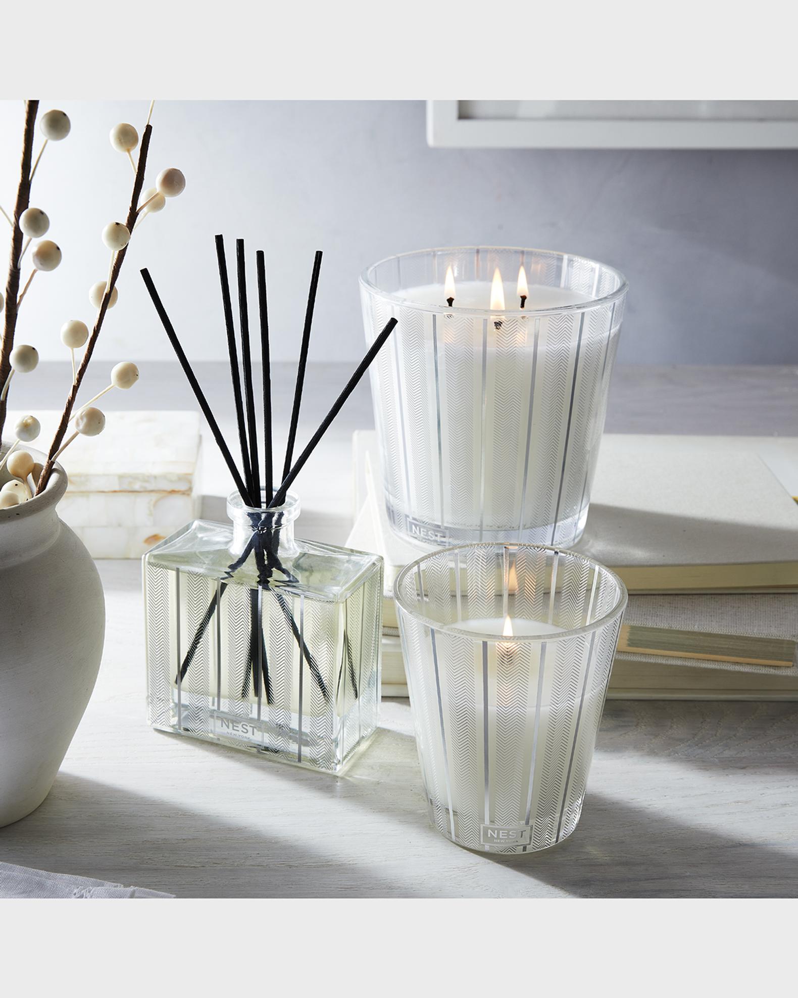 NEST New York Blue Cypress & Snow 3-Wick Candle, 21 oz. | Neiman Marcus