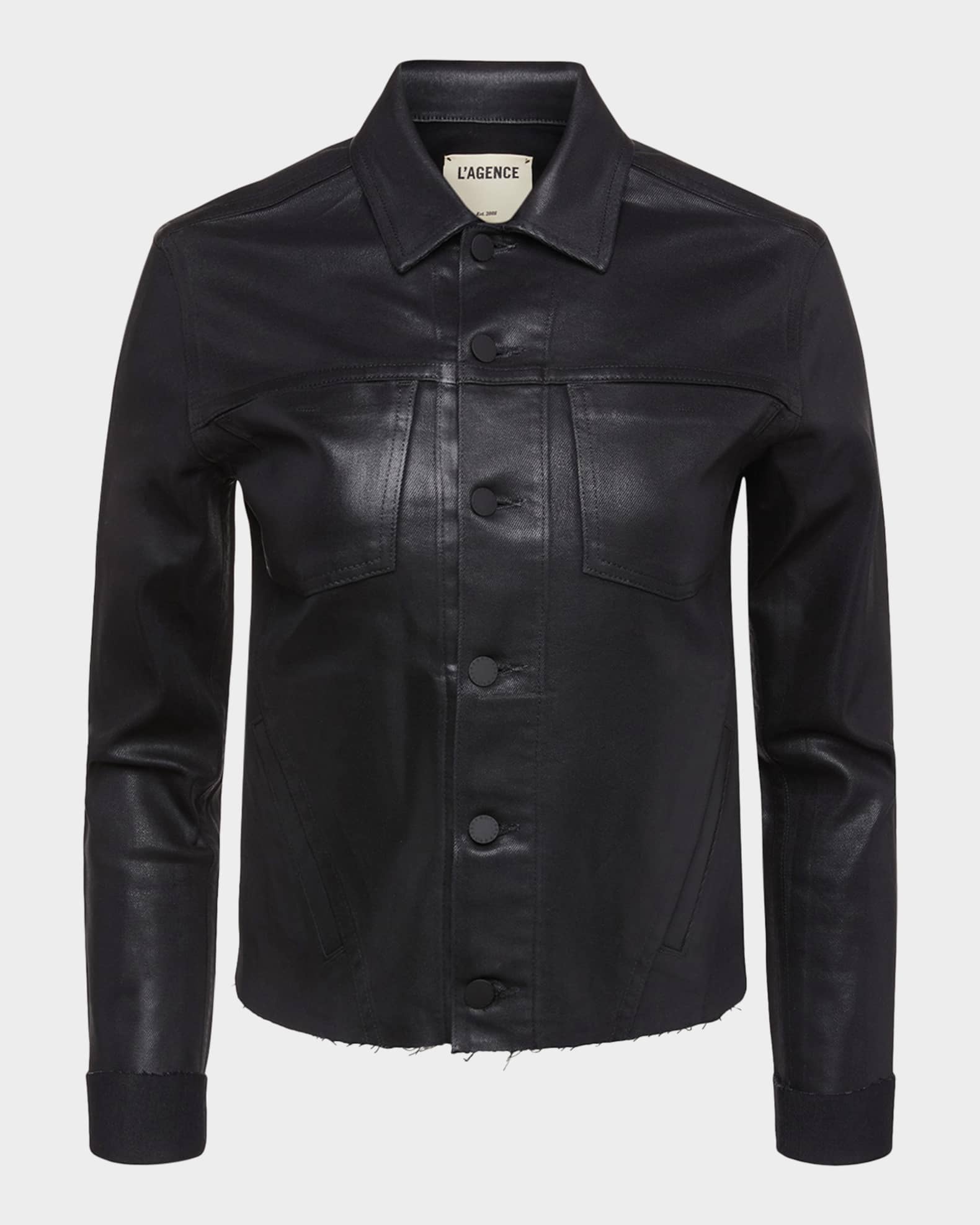 Janelle Slim Coated Jacket 0
