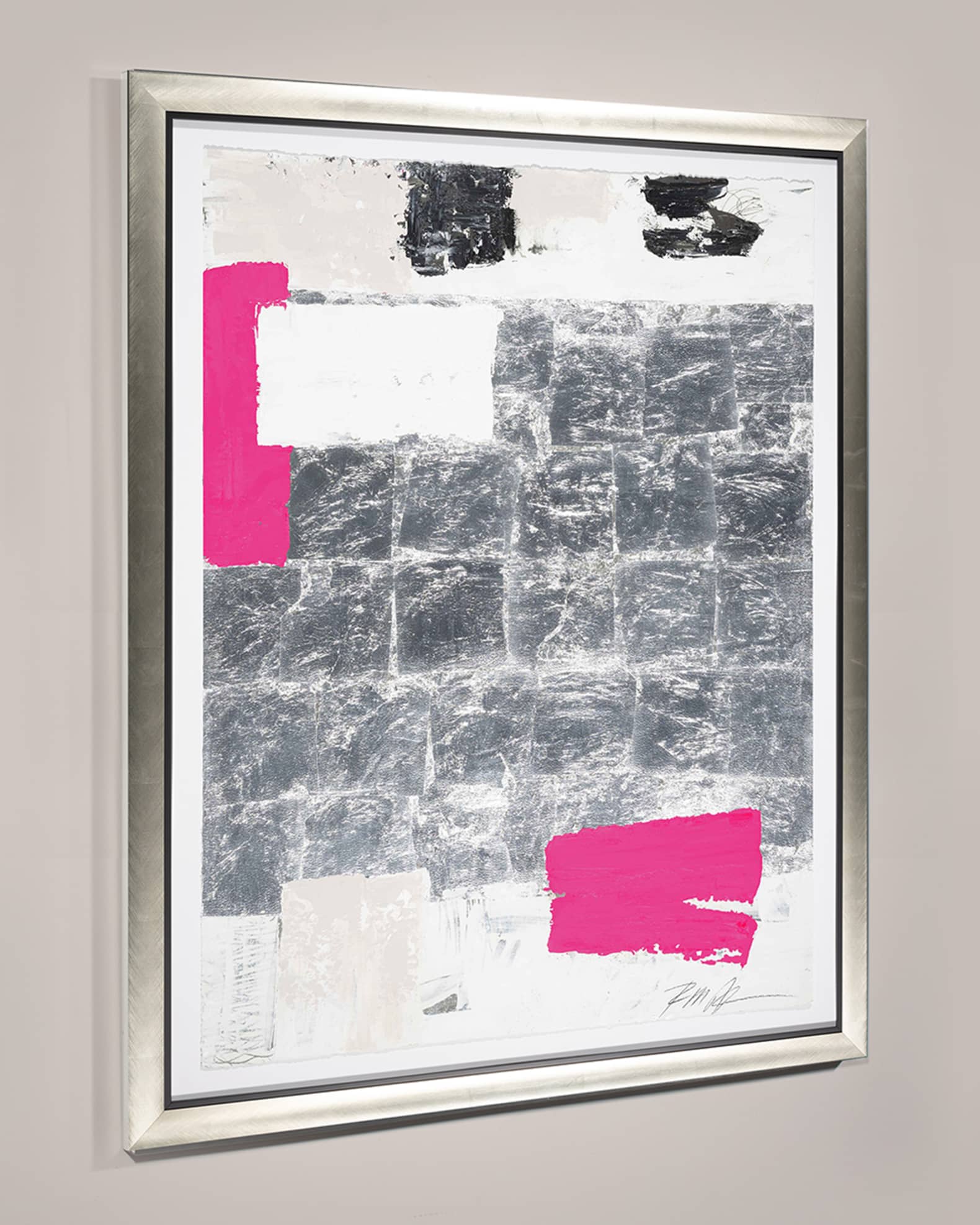 Silver Statement 4' Wall Art 1