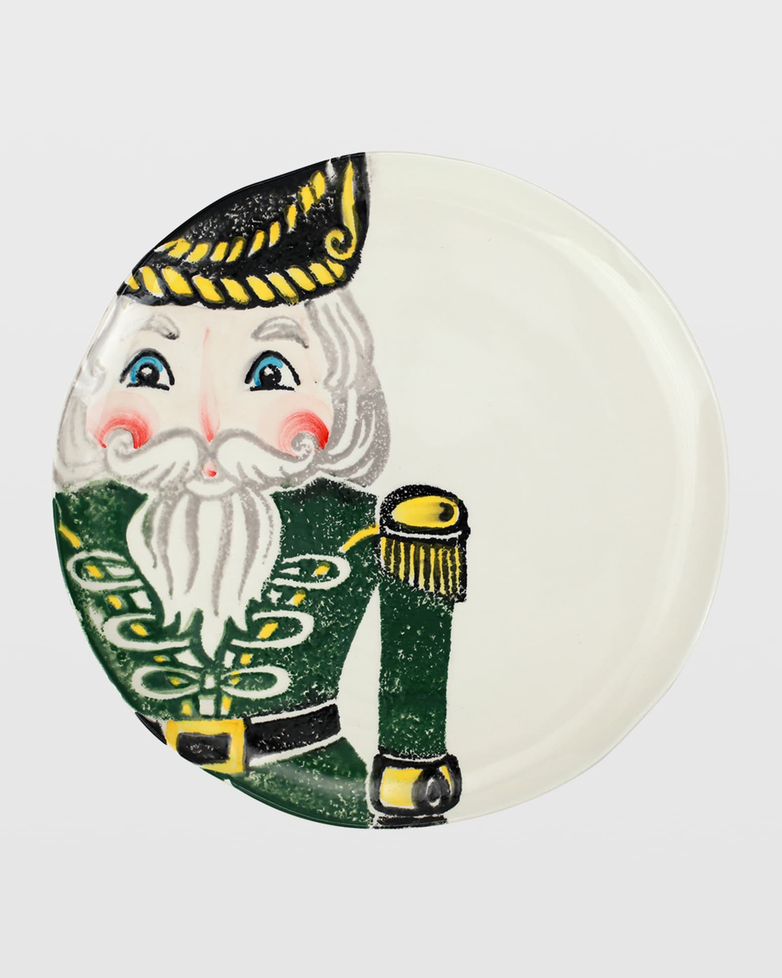 Nutcrackers Green Dinner Plate 0