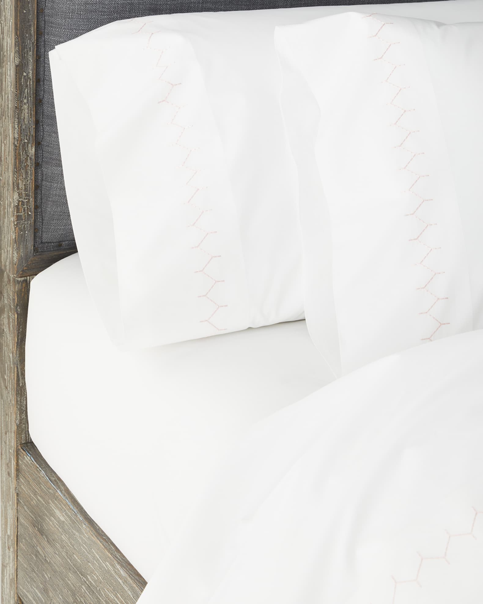 Stitched 300 Thread Count Pillowcases Set of 2 0