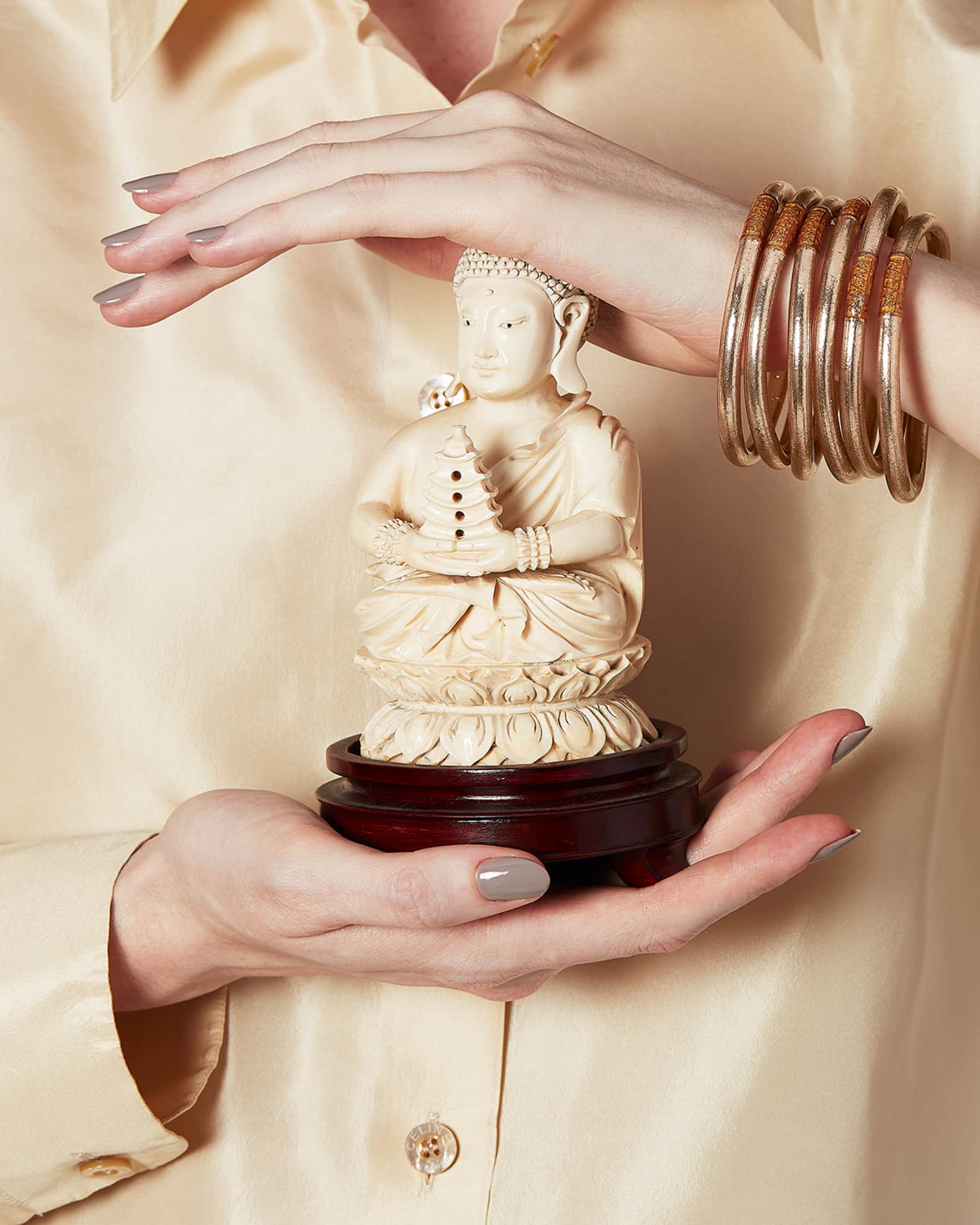 Champagne buddha deals bangles