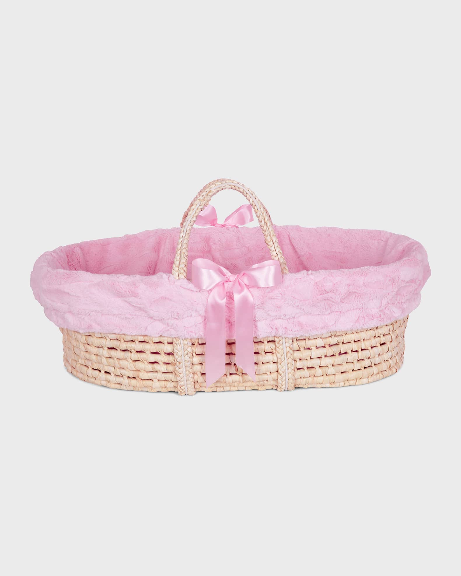 Pink blanket basket top