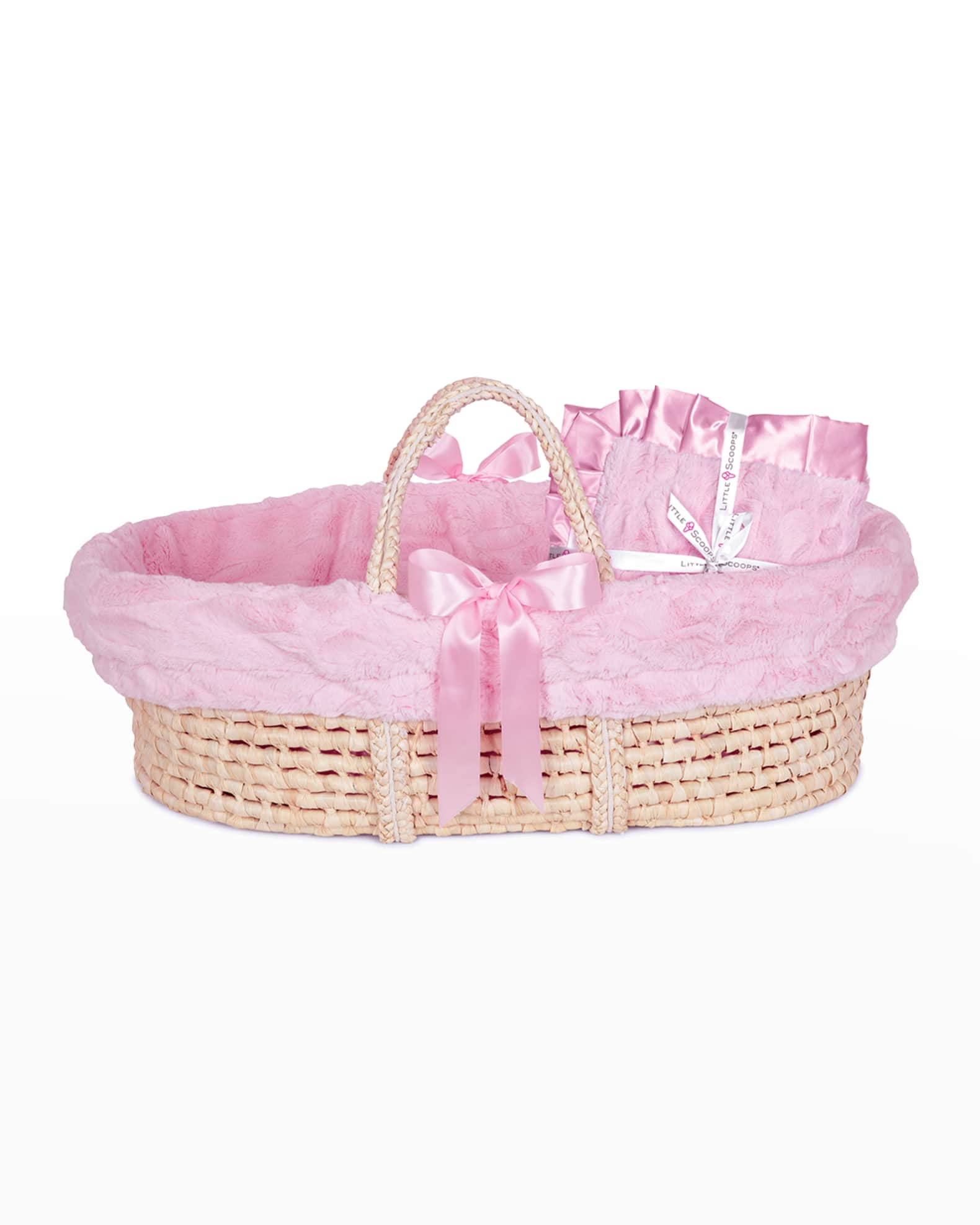 Pink blanket basket top