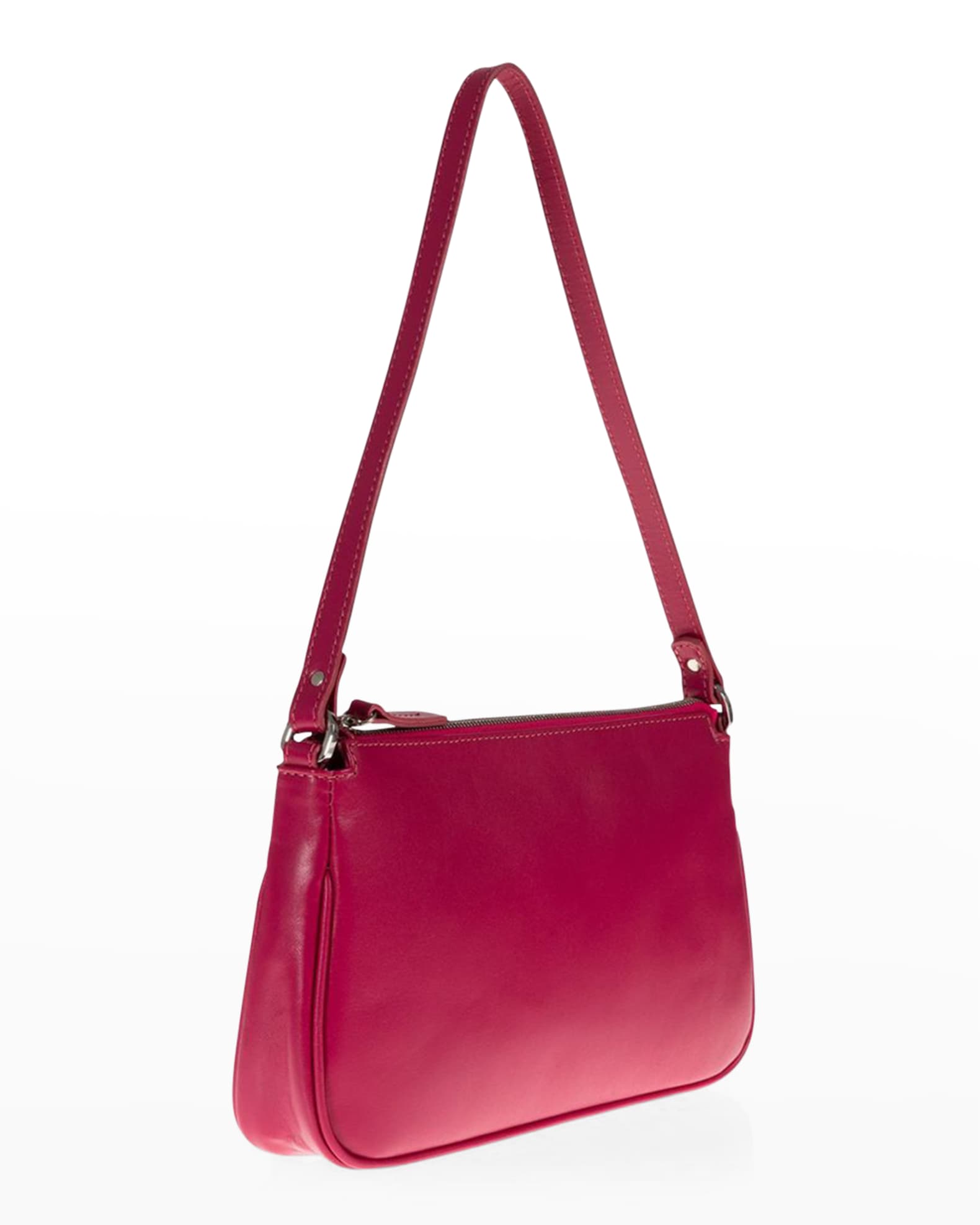 Joanna Maxham Zip Leather Shoulder Bag | Neiman Marcus