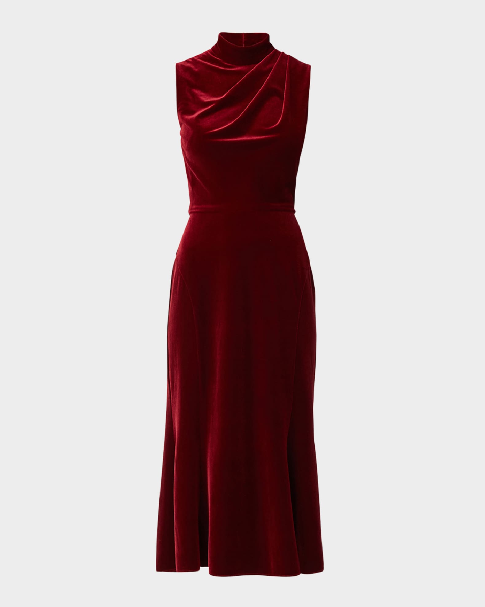 Shoshanna Audrey Sleeveless Velvet Dress Neiman Marcus