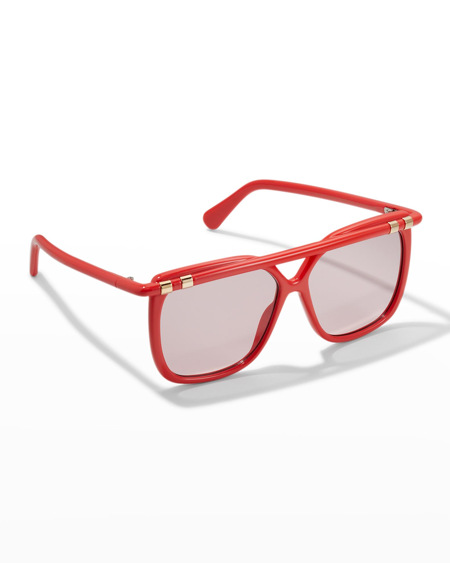 SAINT LAURENT: Occhiali da sole New Wave SL 214 Kate in acetato