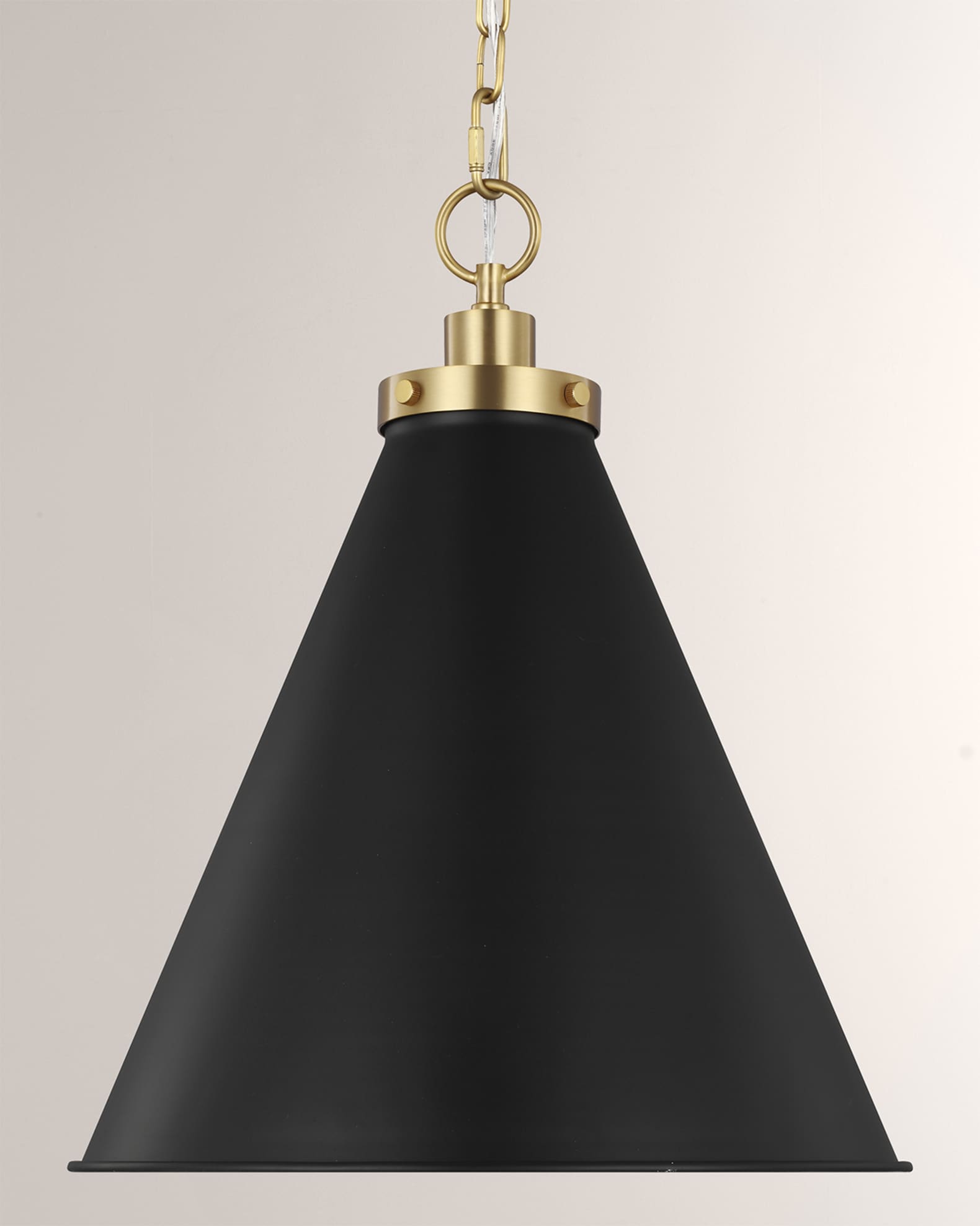 Wellfleet Medium Cone Pendant By Chapman & Myers 1