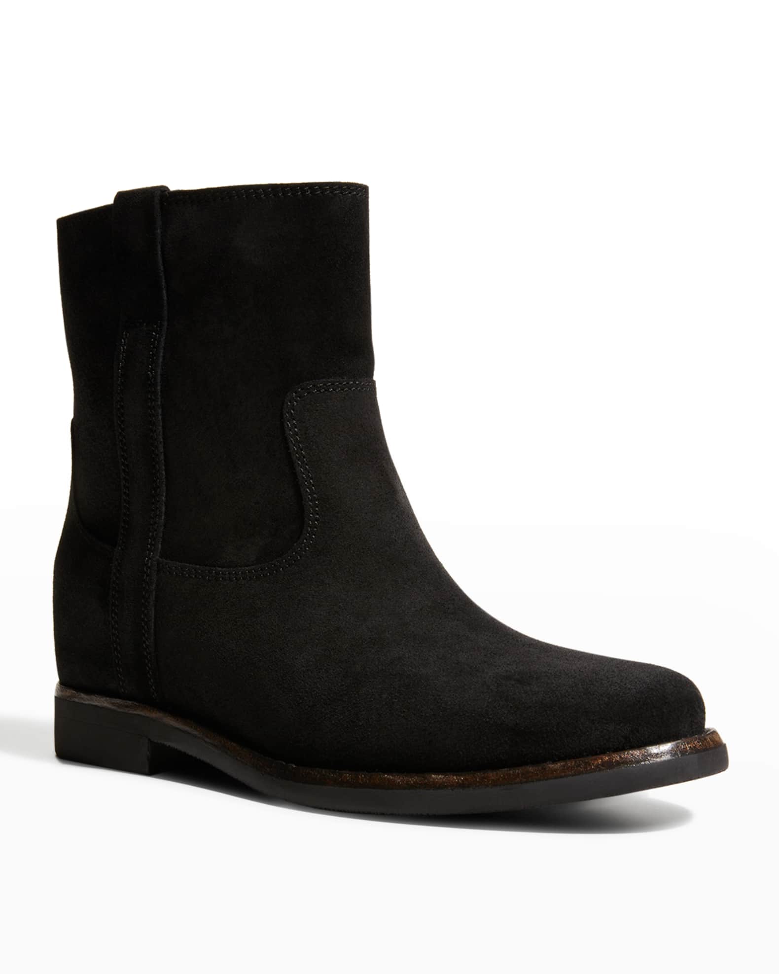 Neiman marcus black booties top