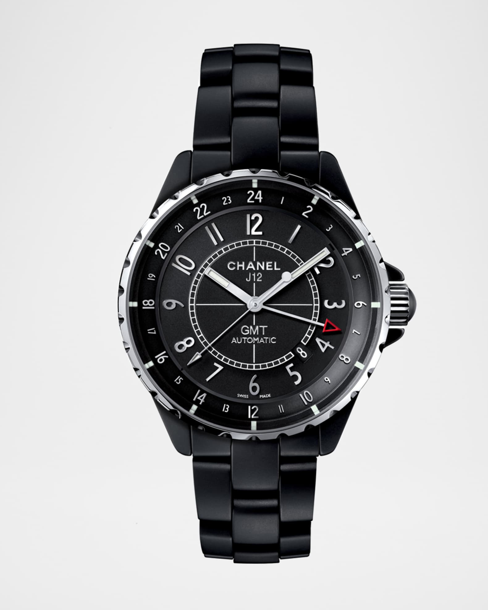 J12 41MM MATTE BLACK GMT WATCH 0